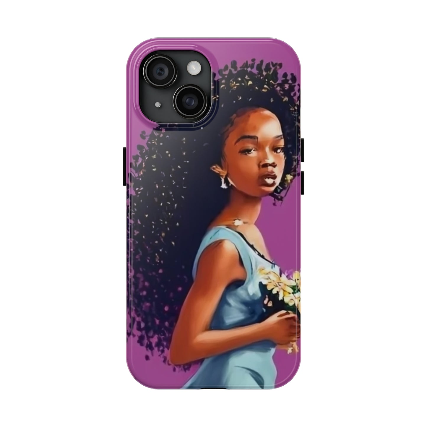 "My hair, My crown" Tough Phone Cases