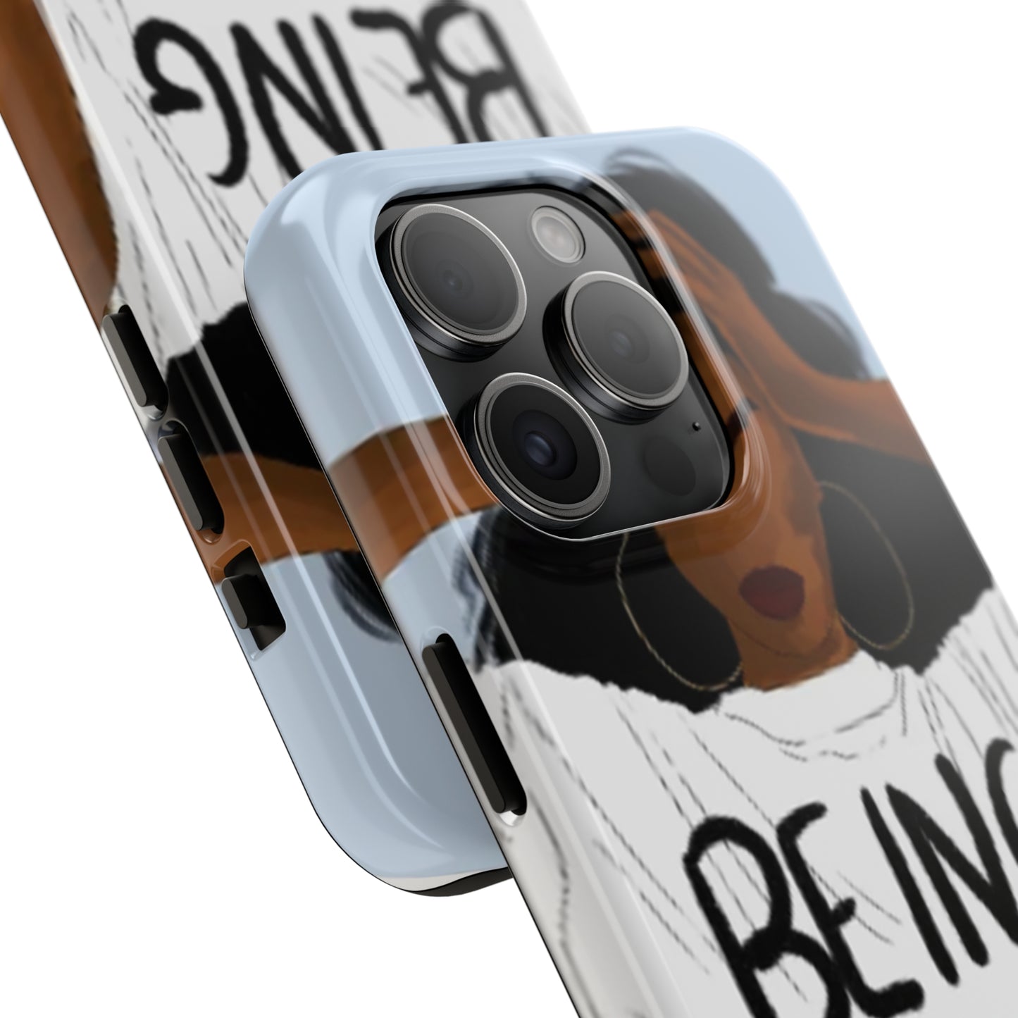 "Being Black" Tough Phone Cases