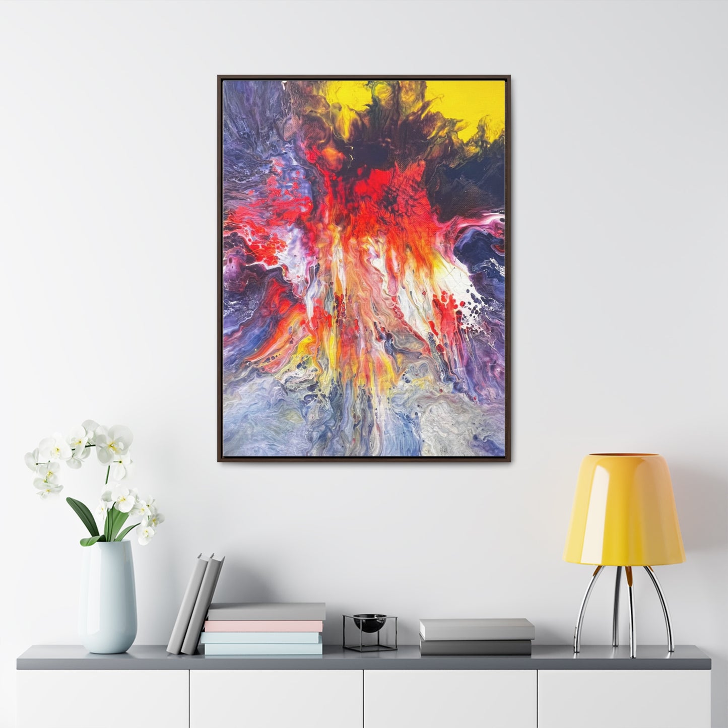 "Phoenix" Gallery Canvas Wraps, Vertical Frame