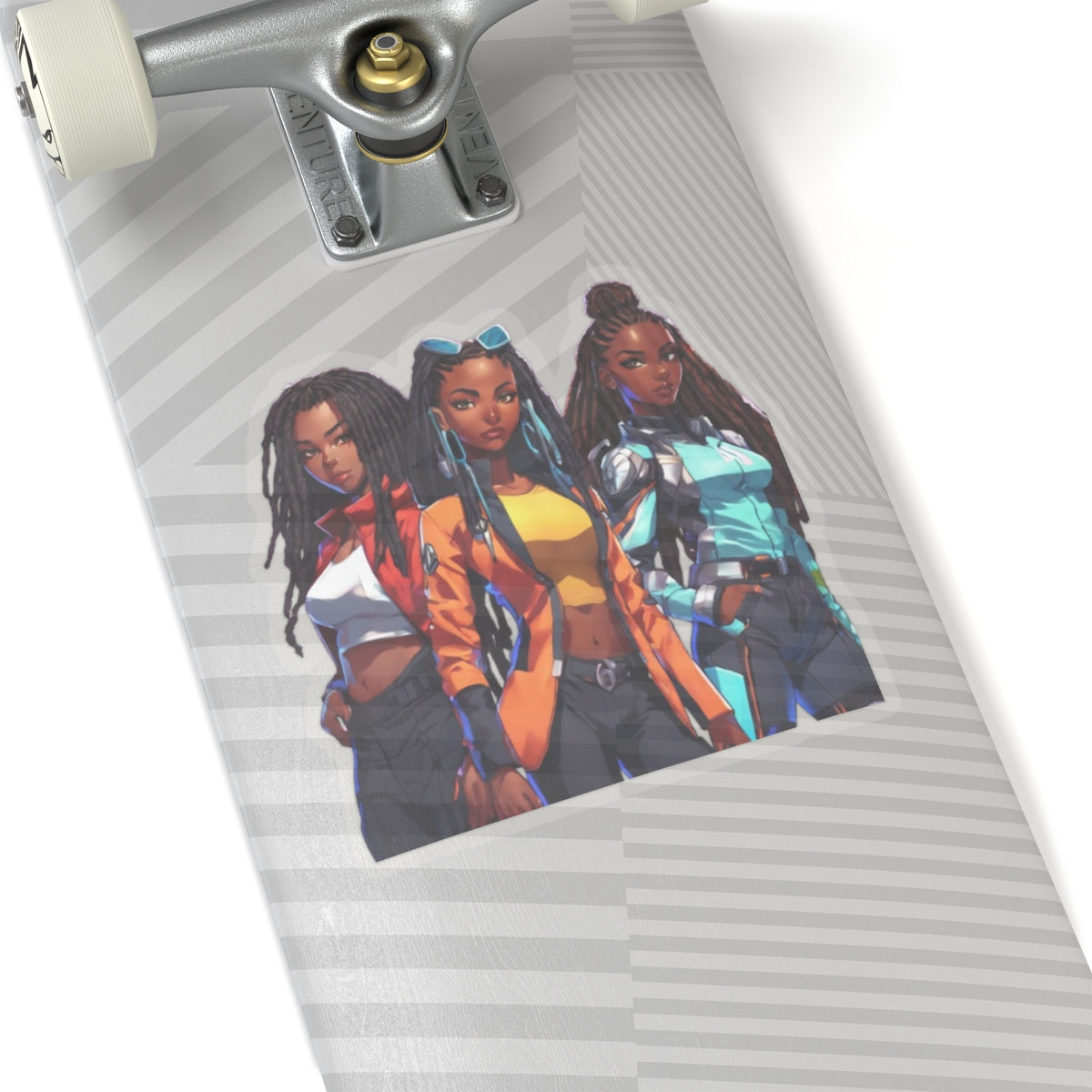 "The Melanin Dream Team" Kiss-Cut Sticker