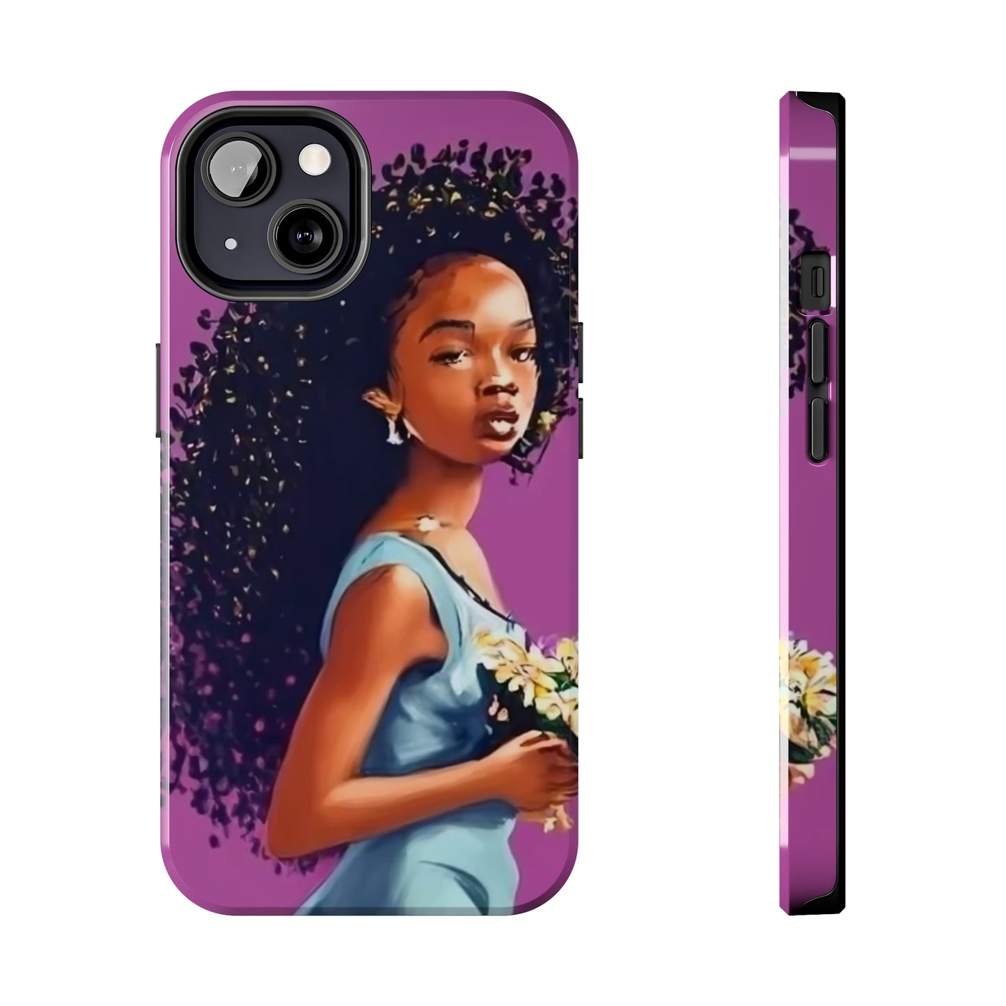 "My hair, My crown" Tough Phone Cases