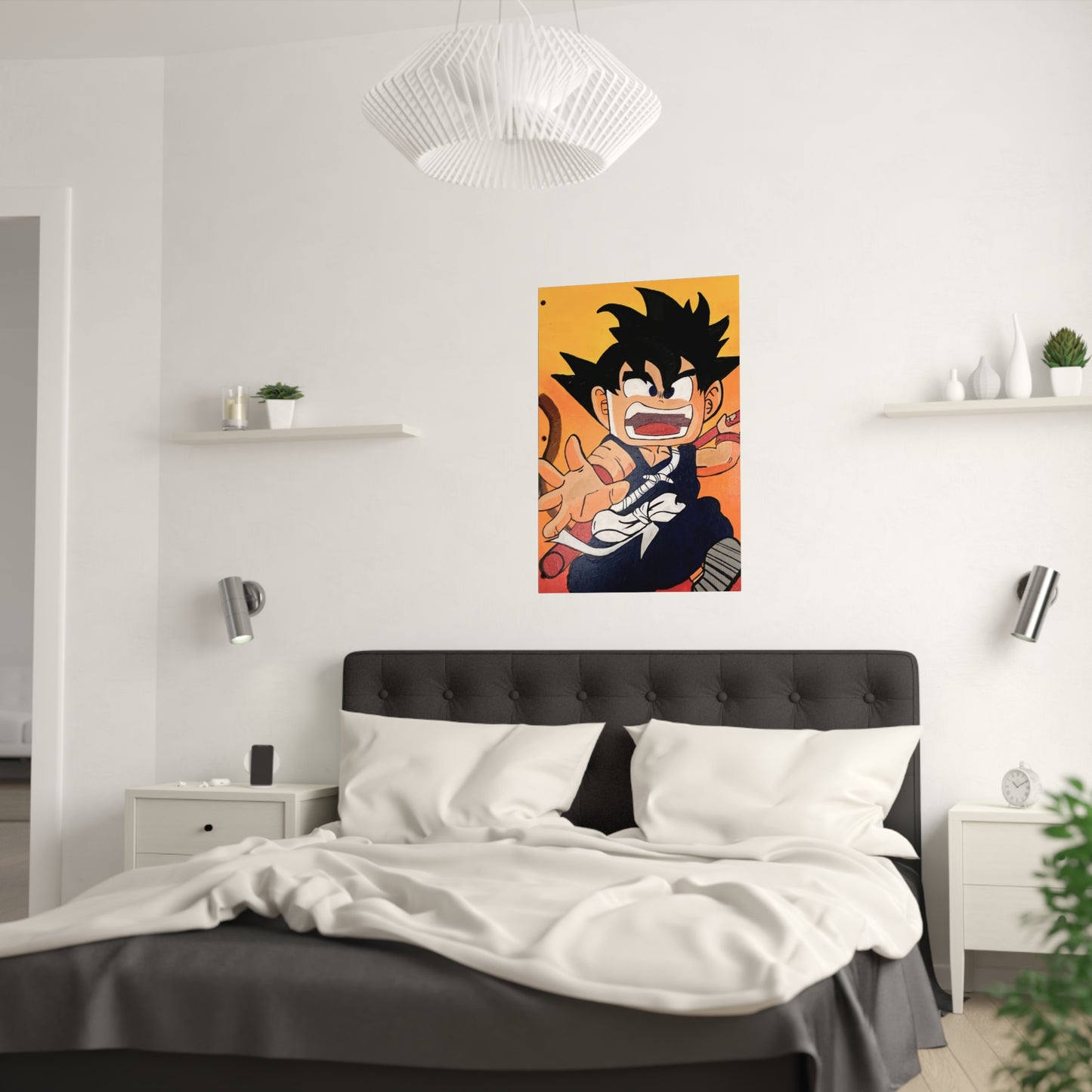 "Kid Goku" Satin Poster