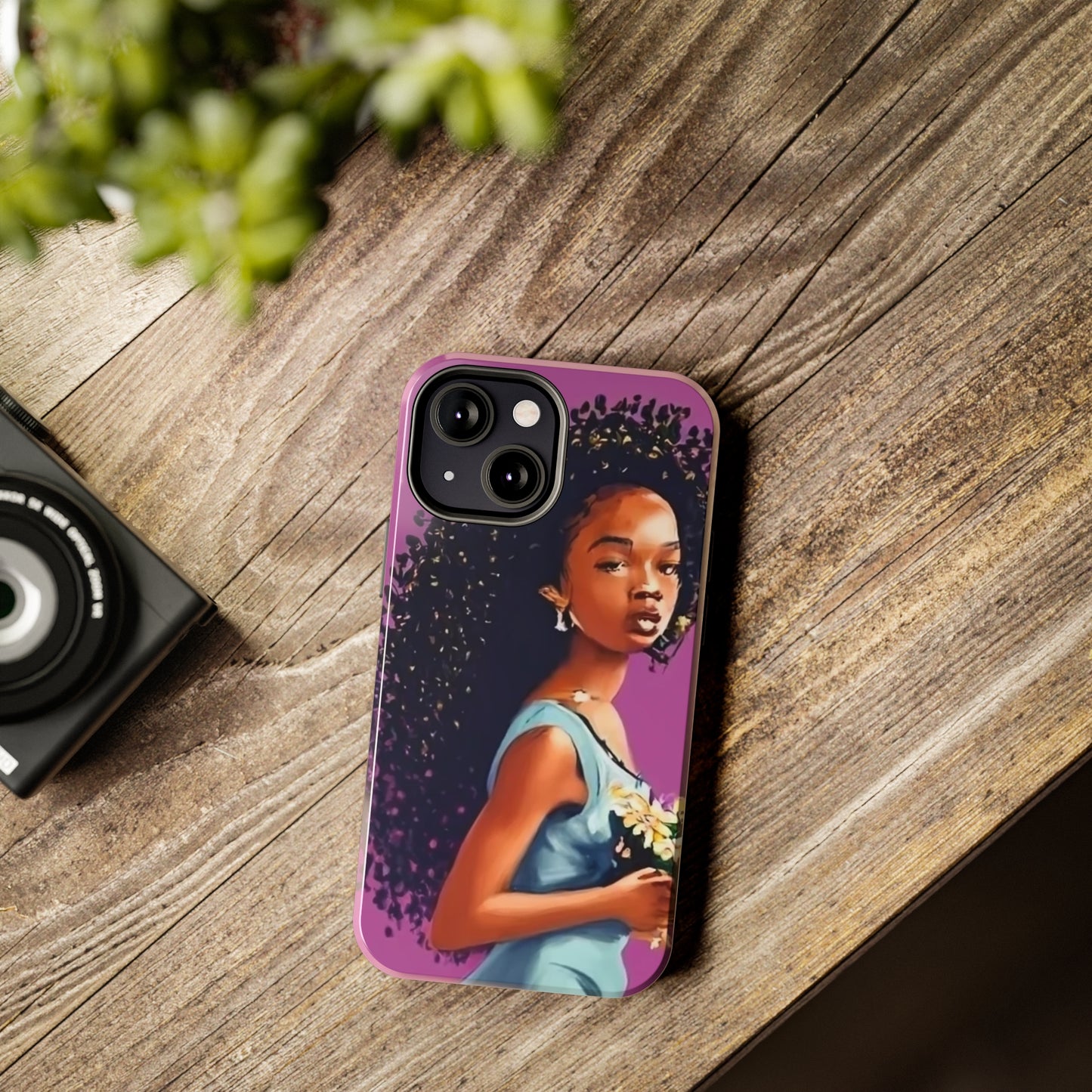 "My hair, My crown" Tough Phone Cases