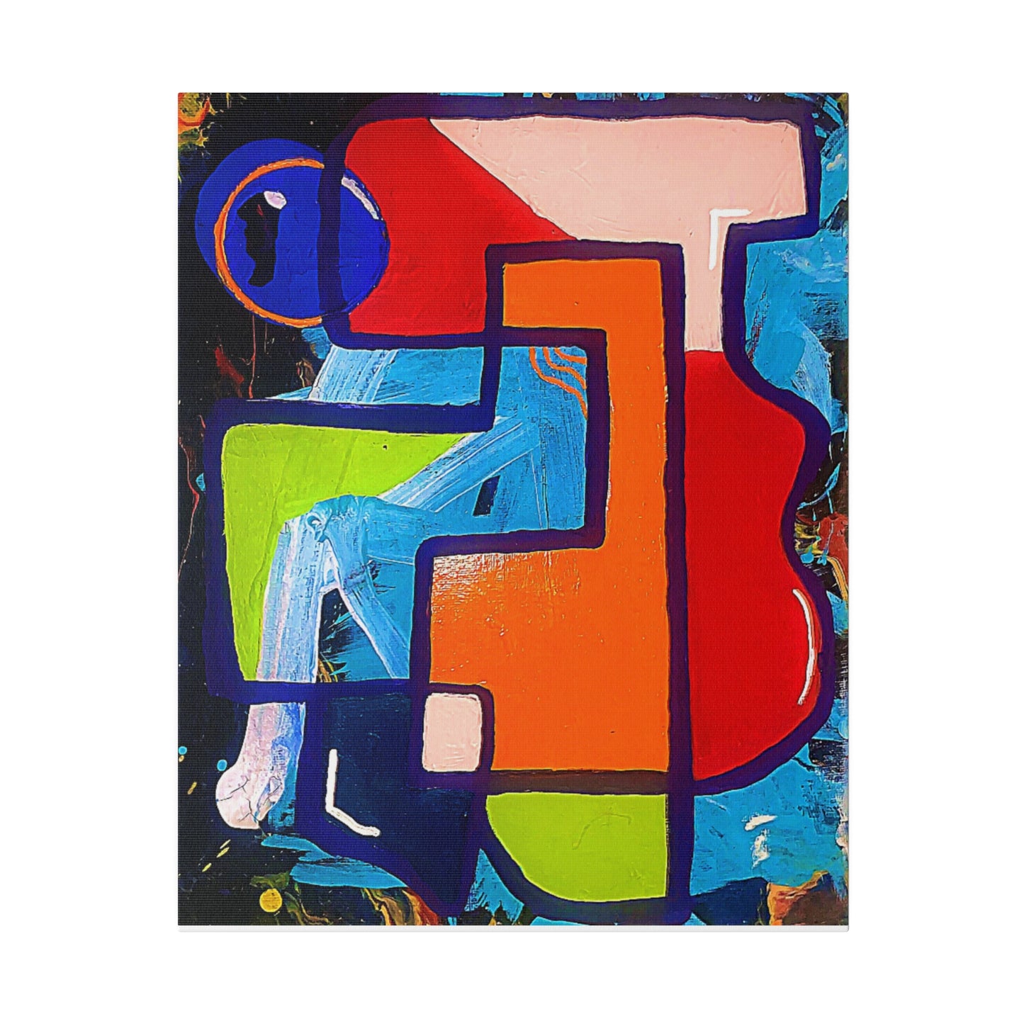 "Madd Hatter" Matte Canvas, Stretched, 0.75"