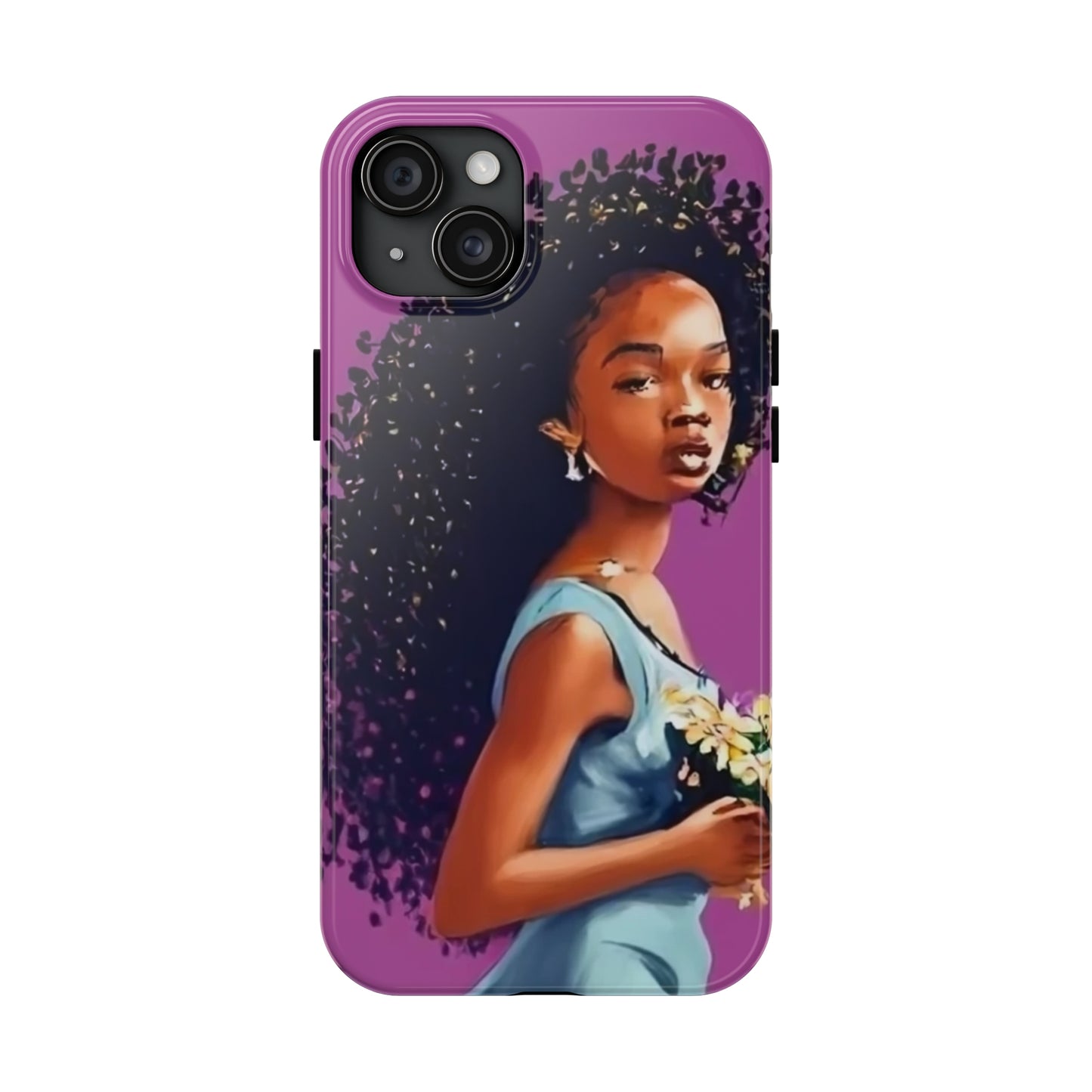 "My hair, My crown" Tough Phone Cases