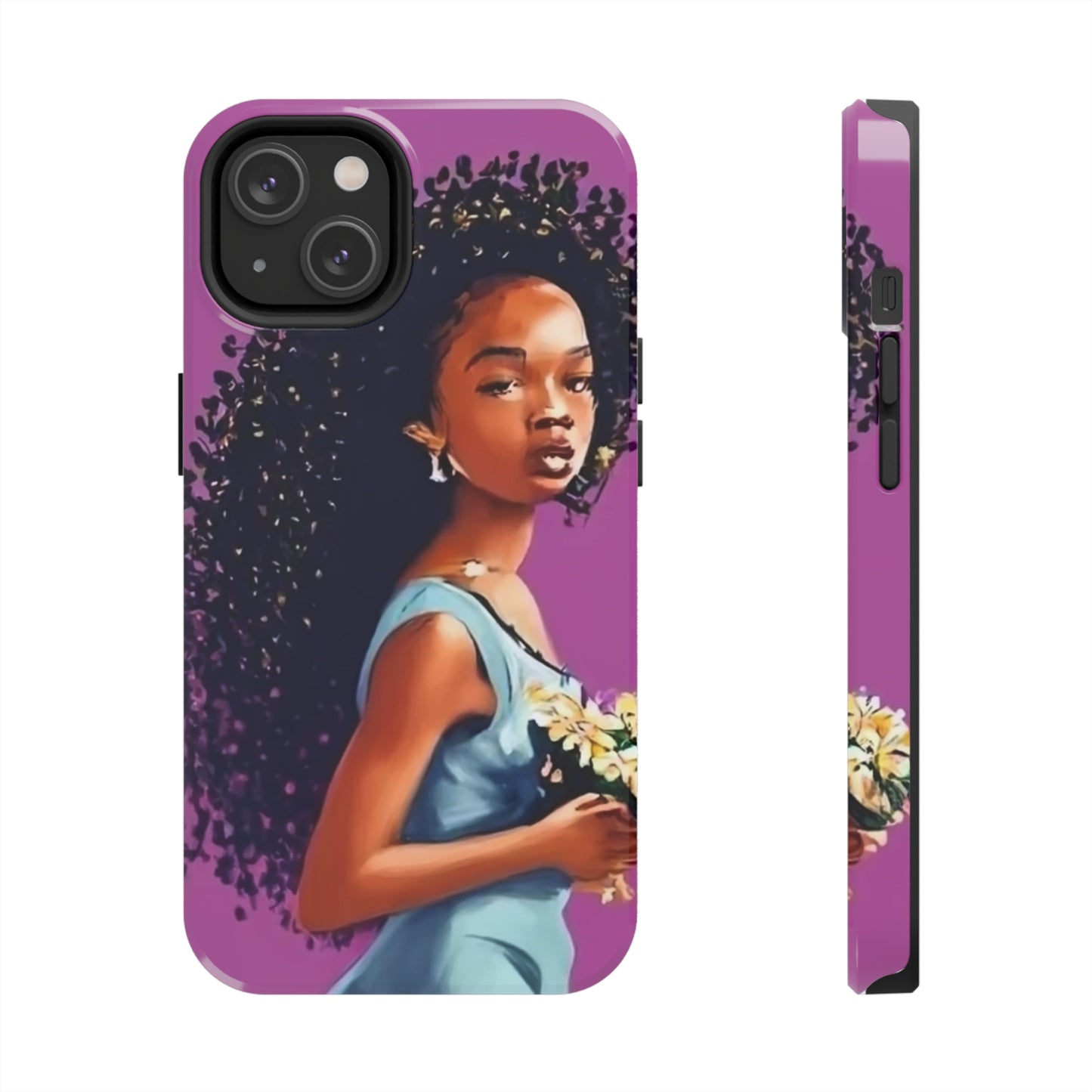 "My hair, My crown" Tough Phone Cases