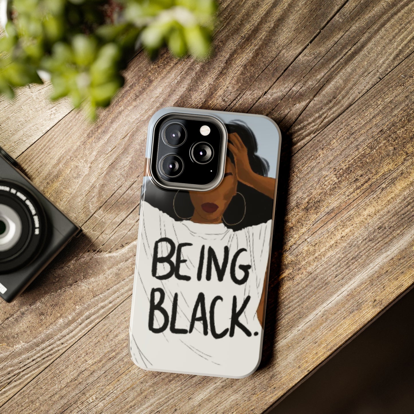 "Being Black" Tough Phone Cases