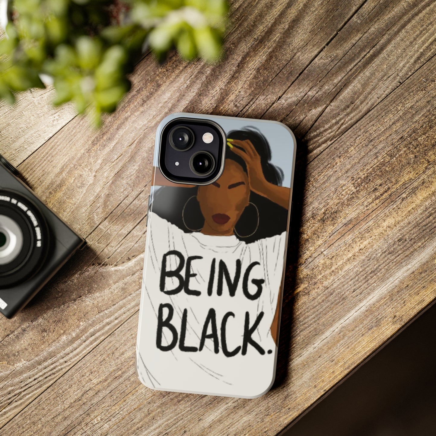 "Being Black" Tough Phone Cases