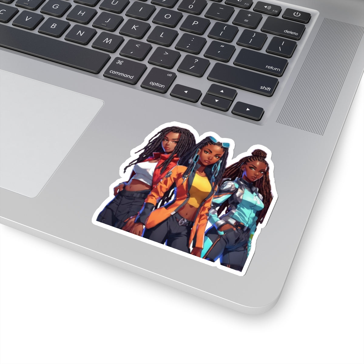"The Melanin Dream Team" Kiss-Cut Sticker