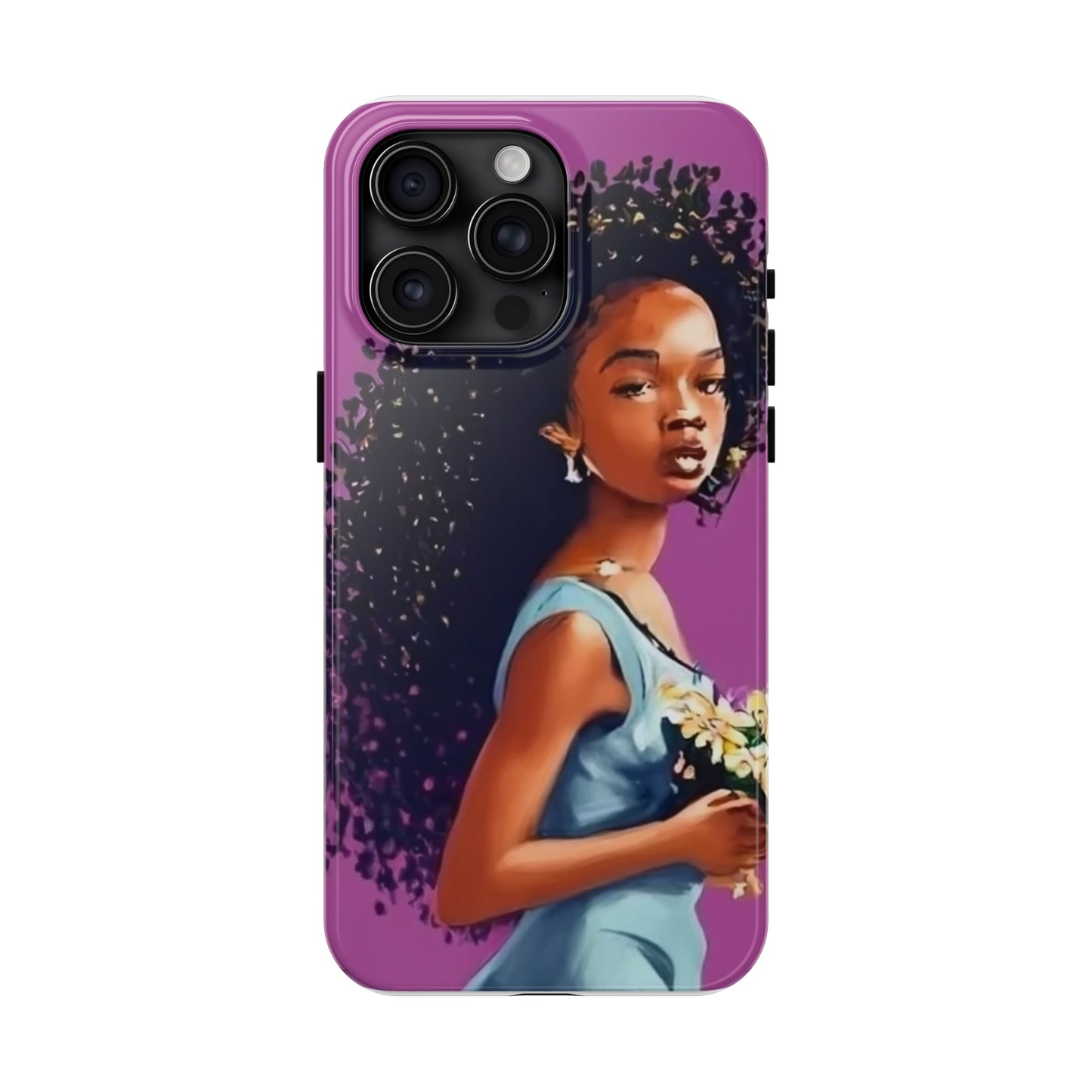 "My hair, My crown" Tough Phone Cases