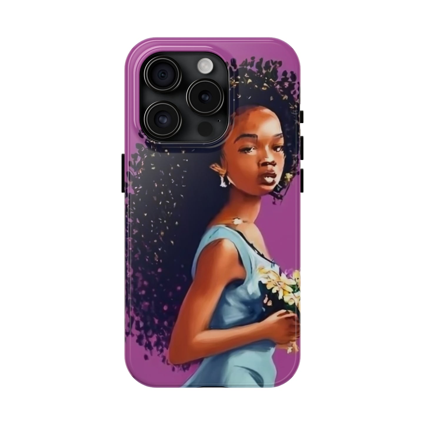"My hair, My crown" Tough Phone Cases