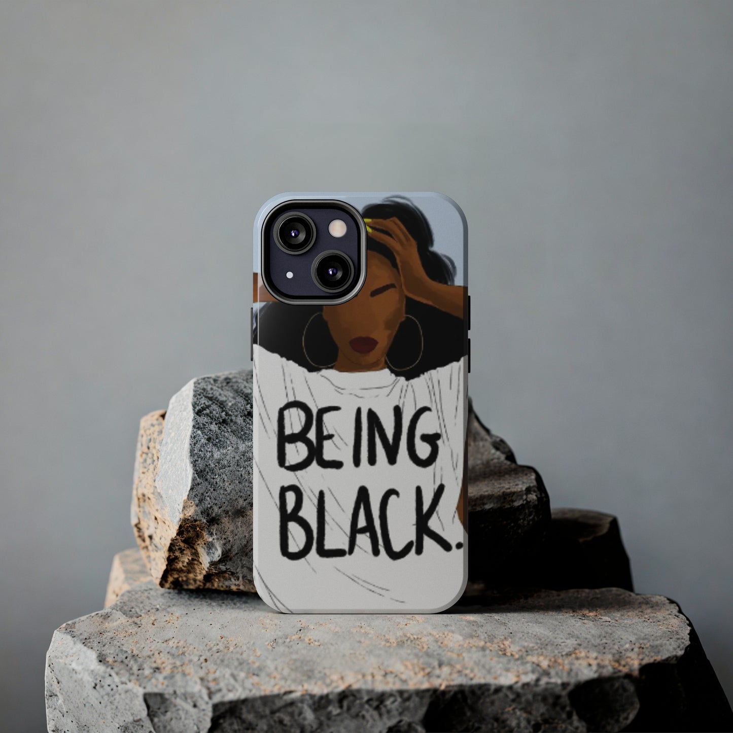 "Being Black" Tough Phone Cases