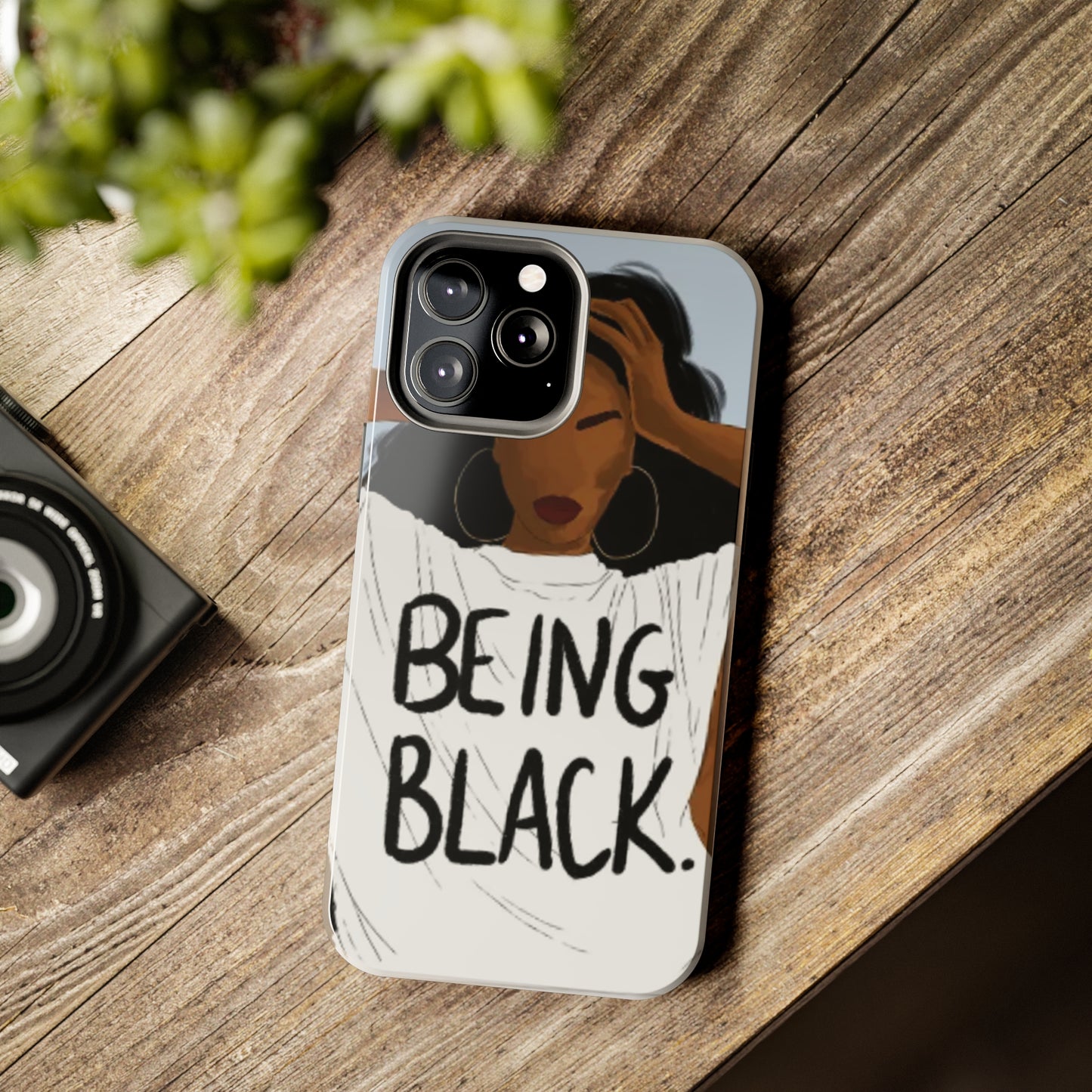 "Being Black" Tough Phone Cases