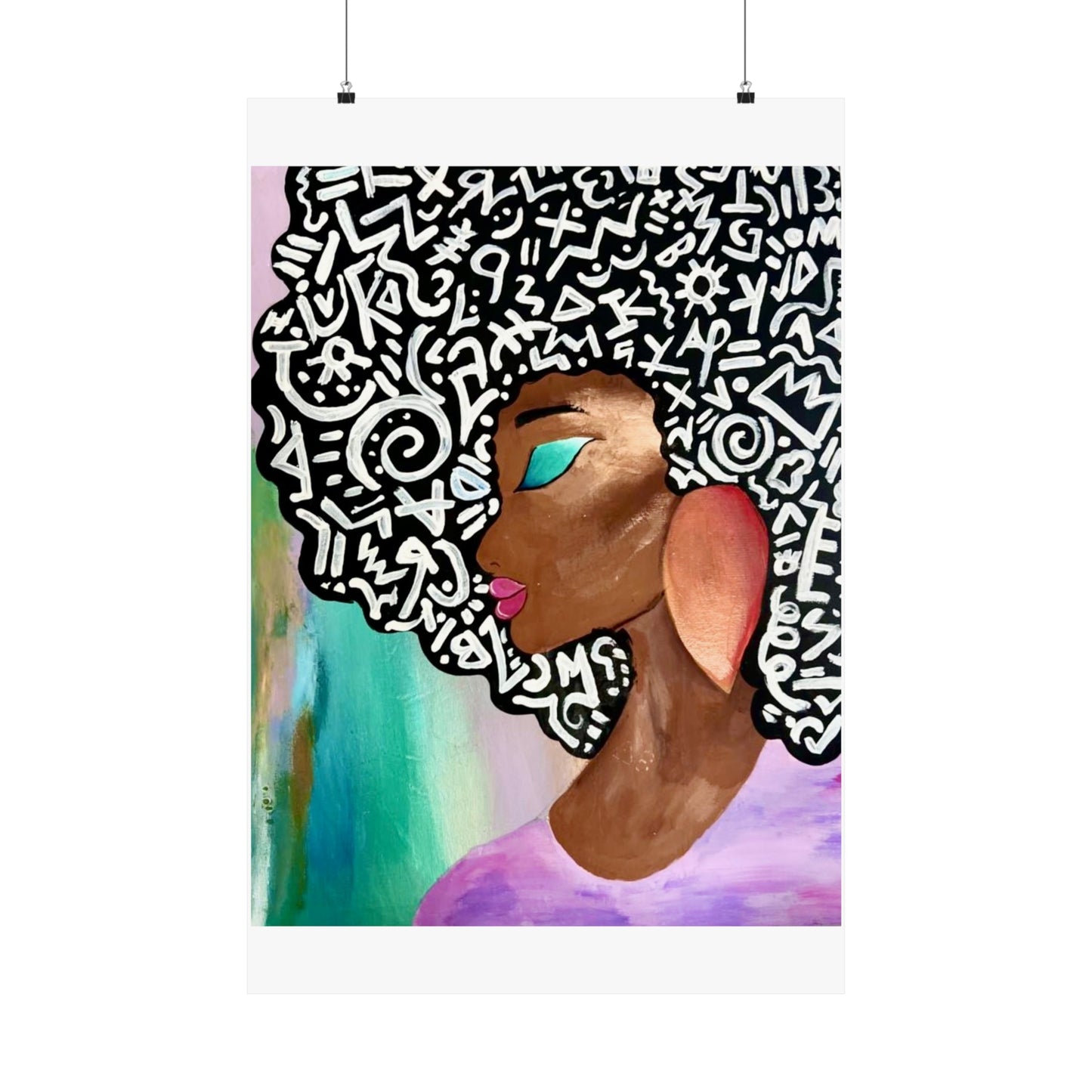 "The Lord is my Strength" Matte Vertical Posters