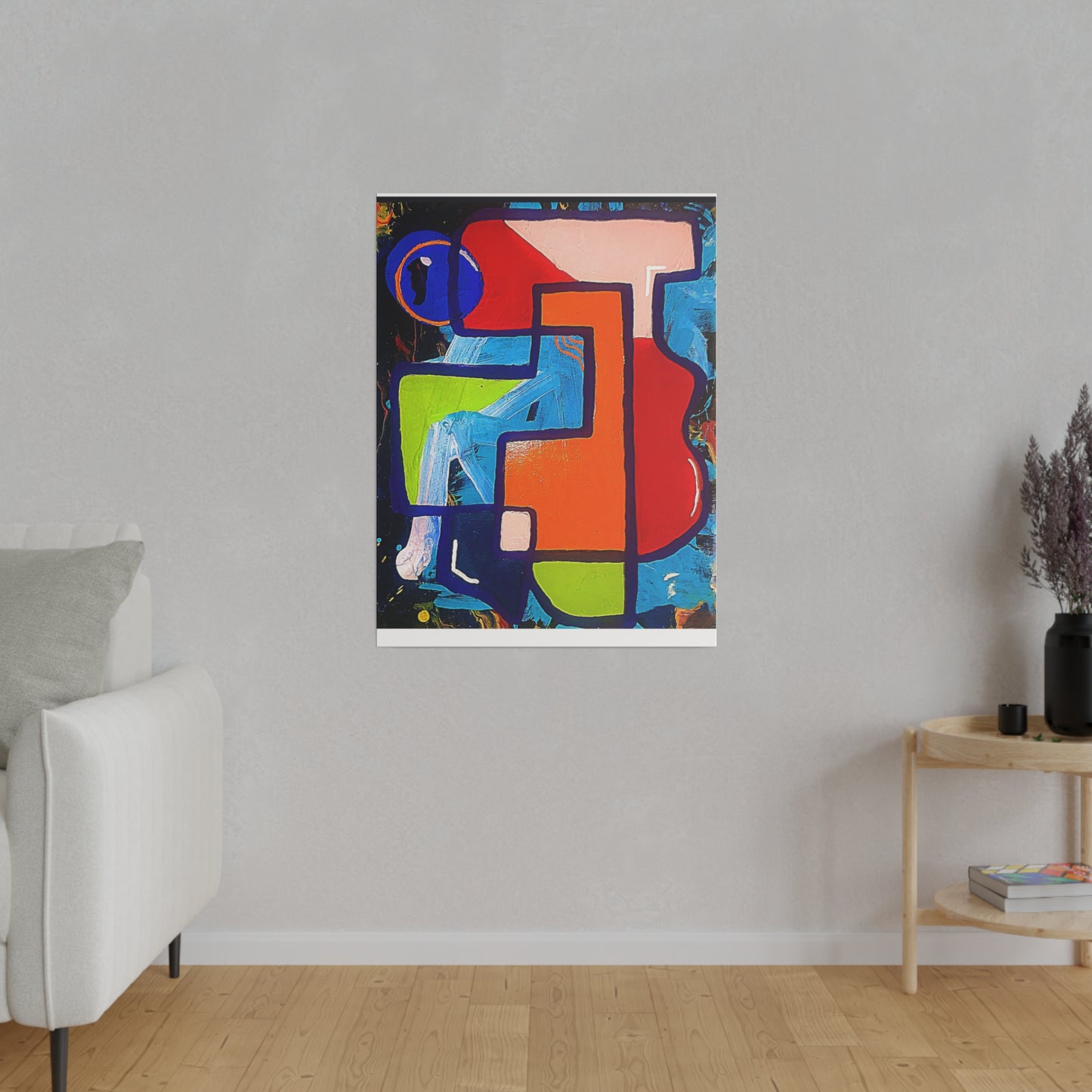"Madd Hatter" Matte Canvas, Stretched, 0.75"