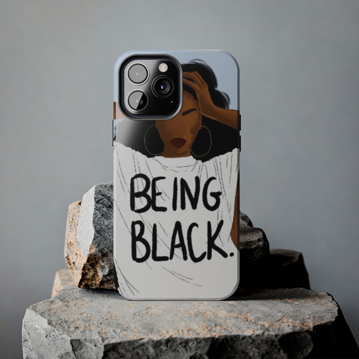 "Being Black" Tough Phone Cases