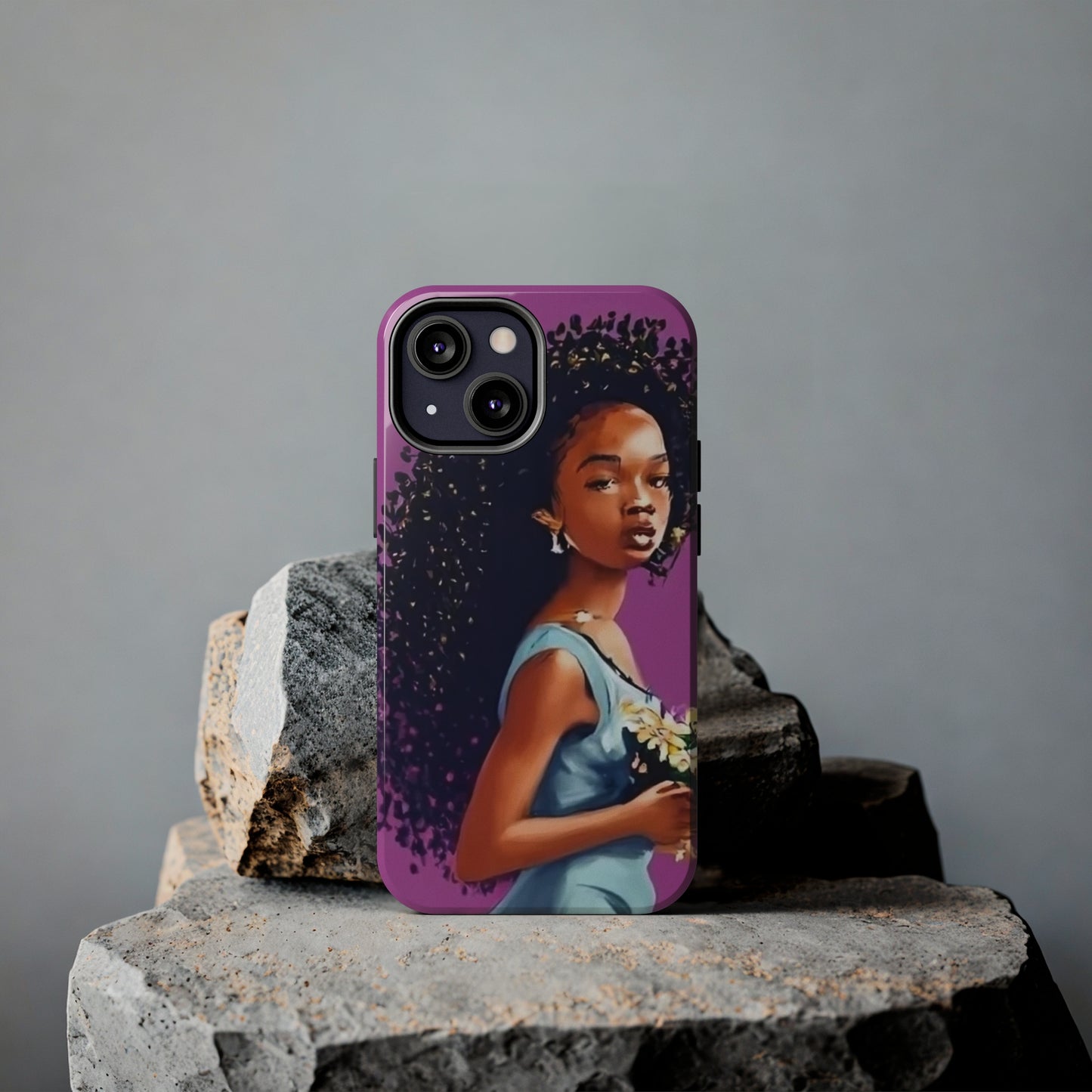 "My hair, My crown" Tough Phone Cases