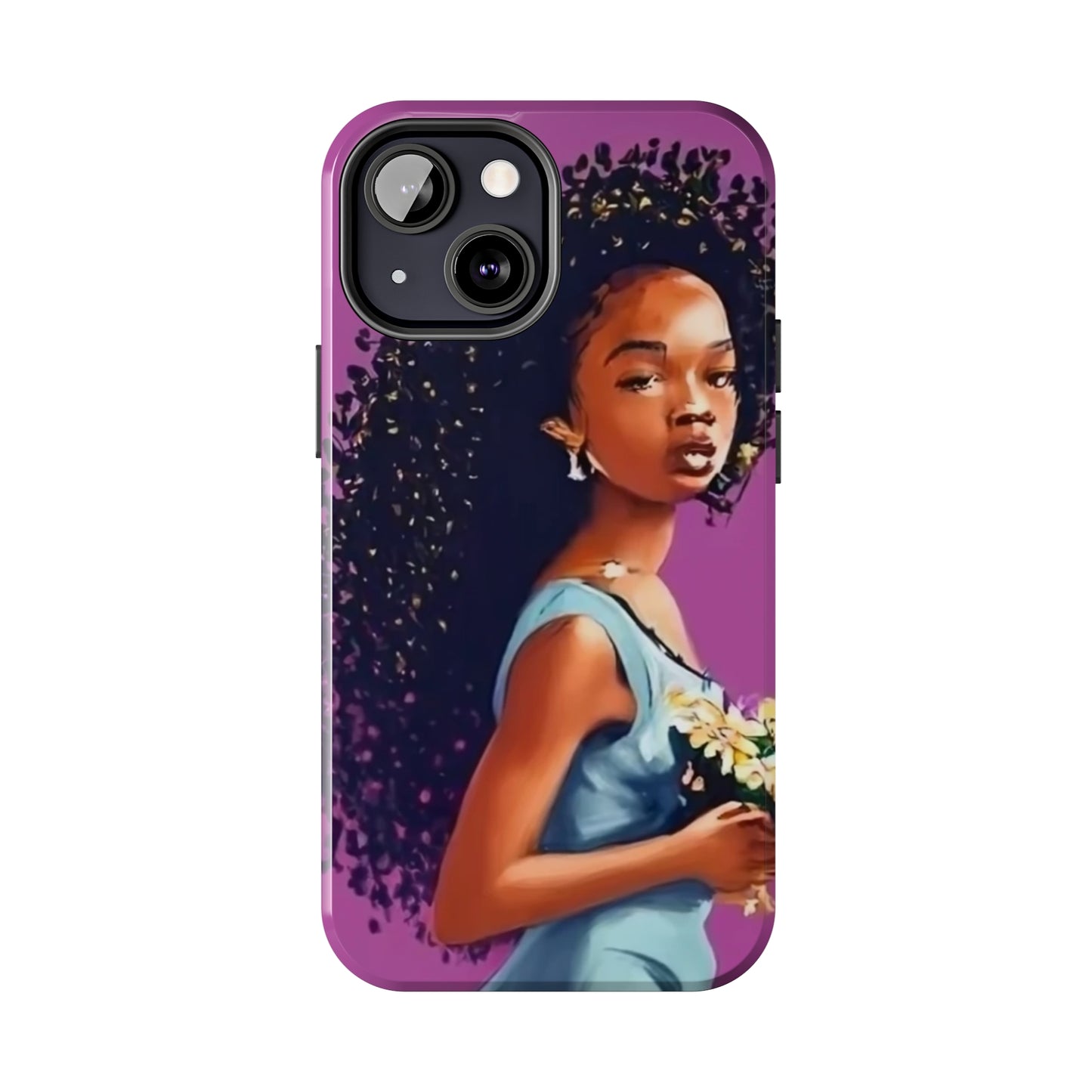 "My hair, My crown" Tough Phone Cases