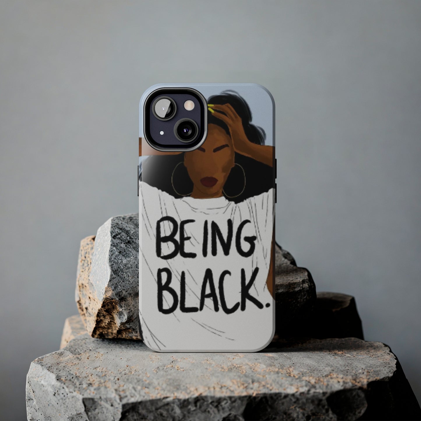 "Being Black" Tough Phone Cases
