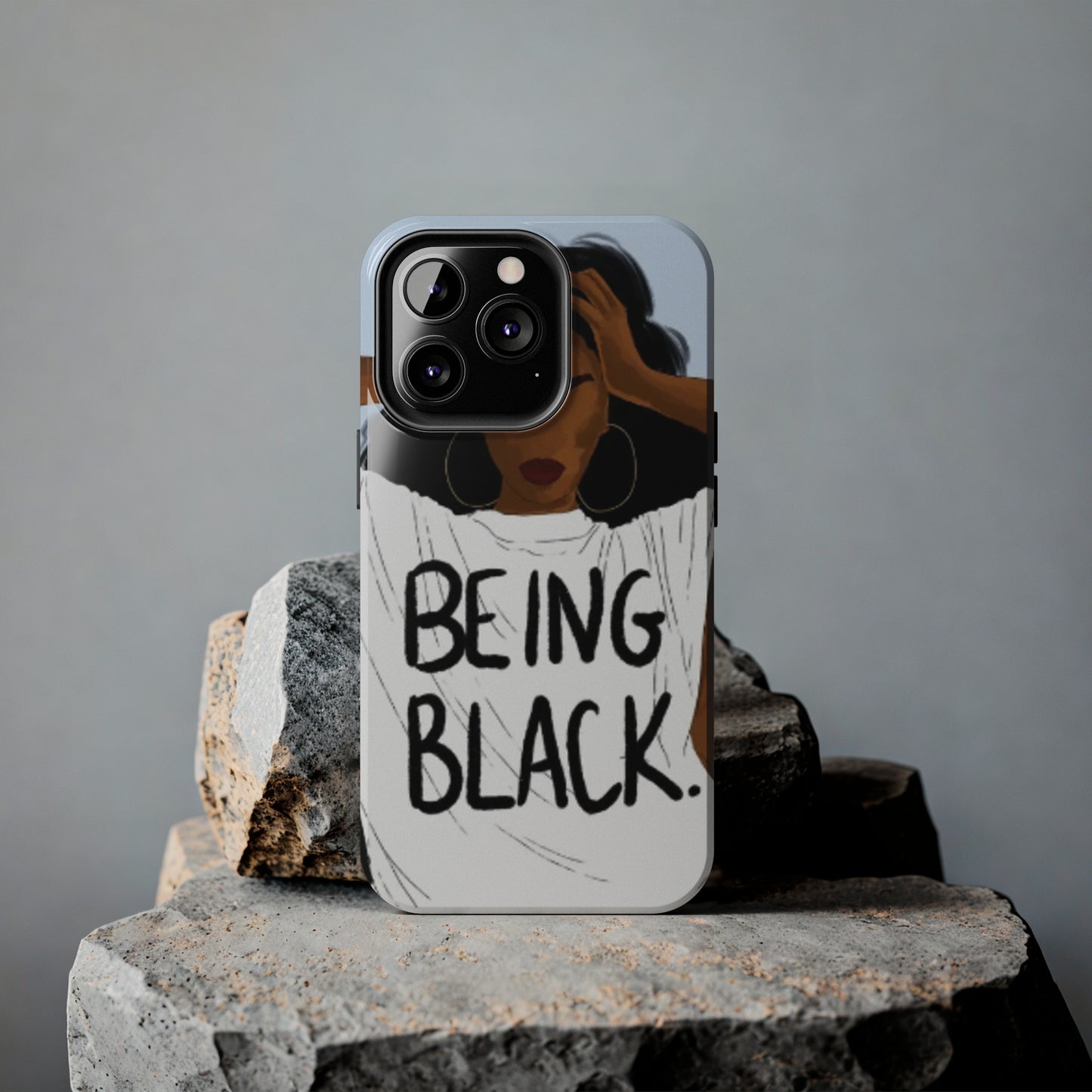 "Being Black" Tough Phone Cases