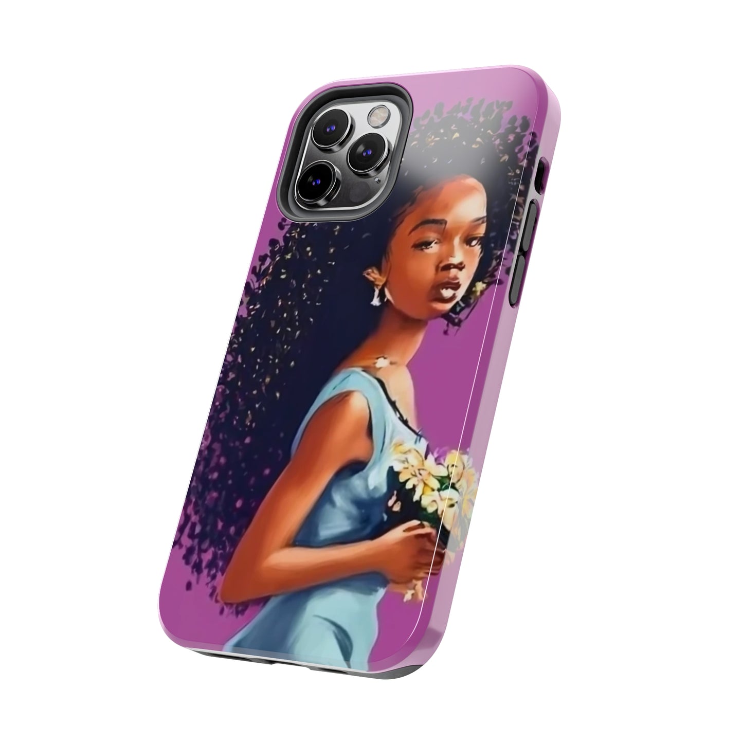 "My hair, My crown" Tough Phone Cases