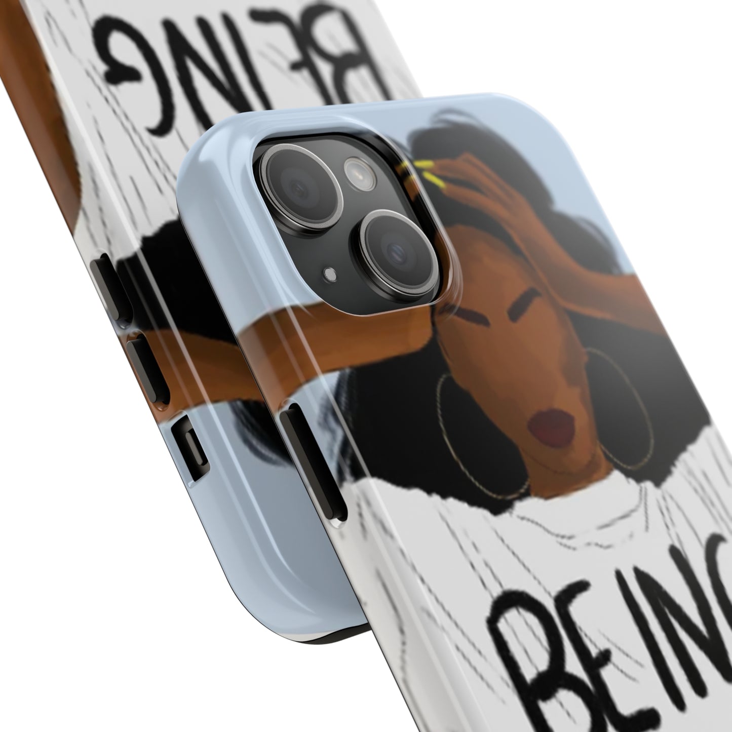 "Being Black" Tough Phone Cases