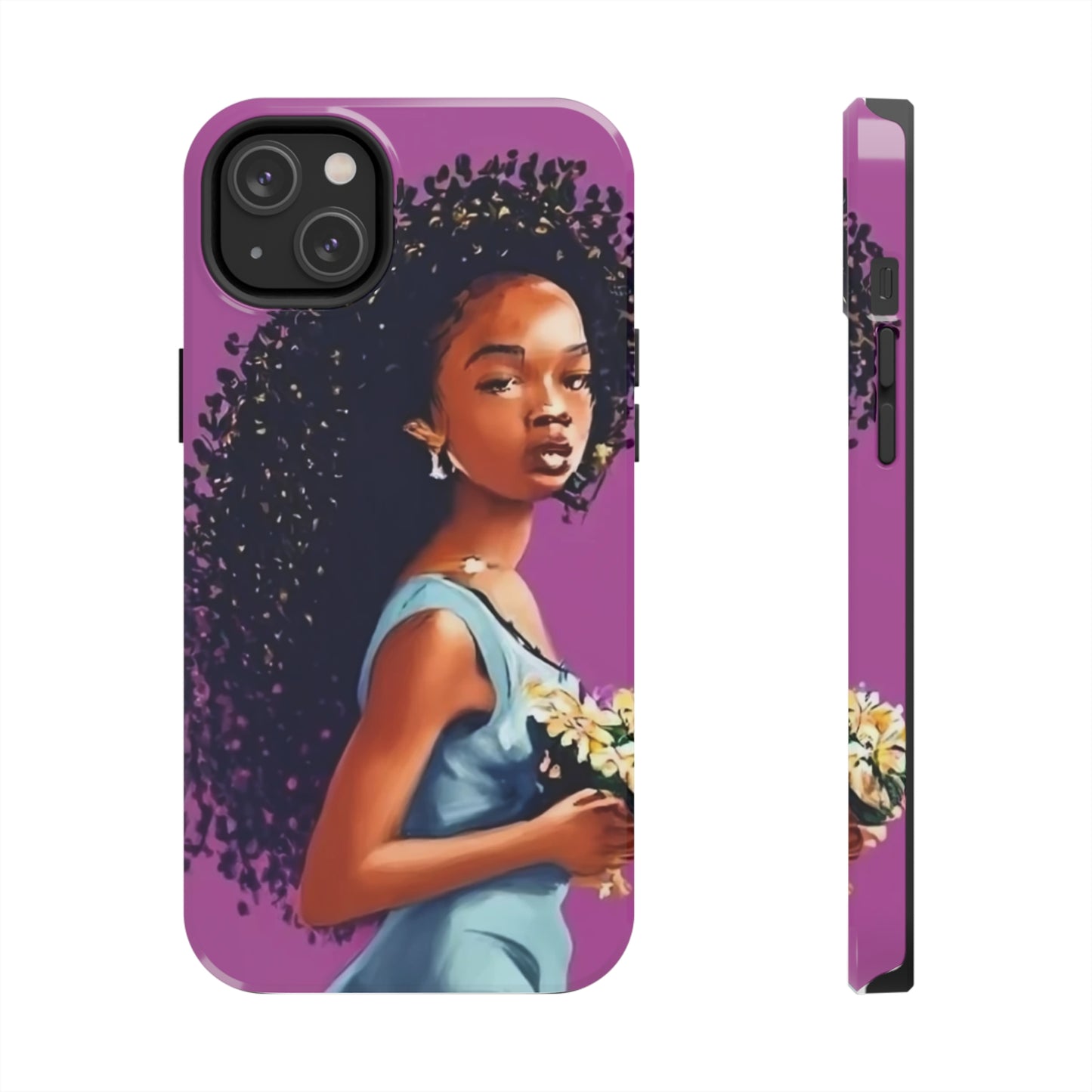 "My hair, My crown" Tough Phone Cases