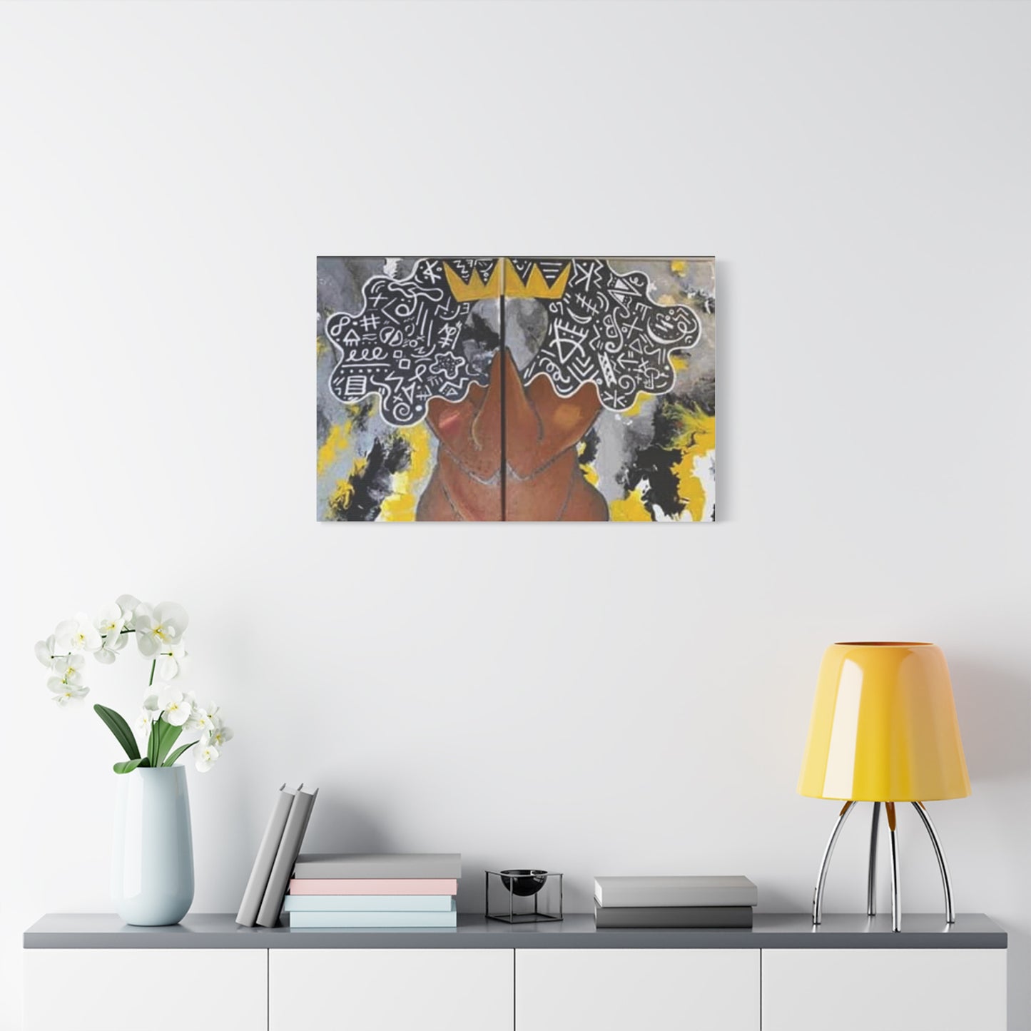 "Queen" Matte Canvas, Stretched, 1.25"