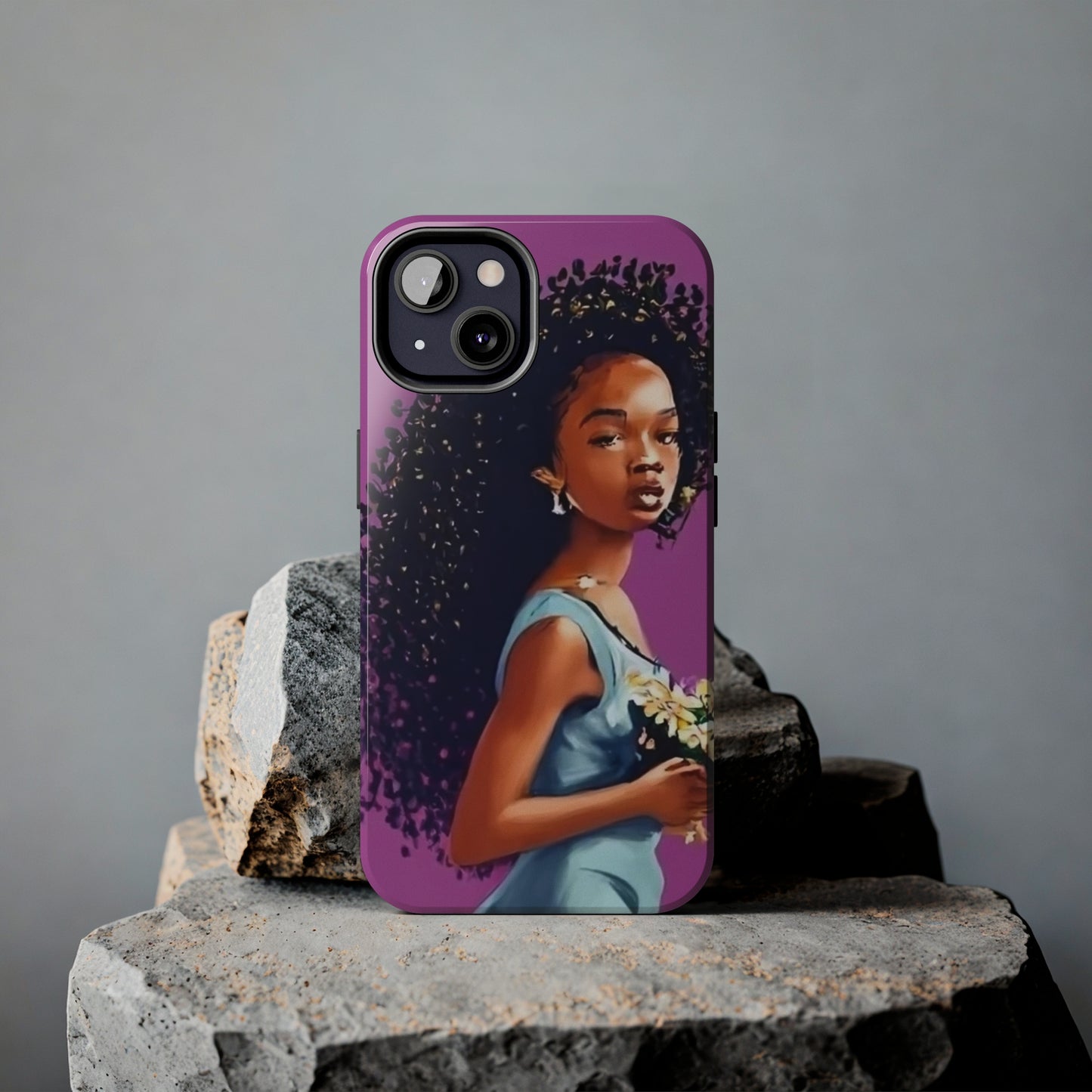 "My hair, My crown" Tough Phone Cases