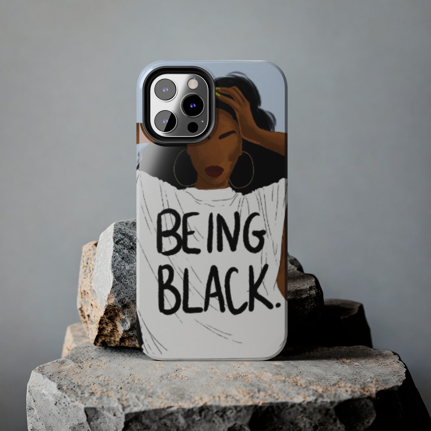 "Being Black" Tough Phone Cases