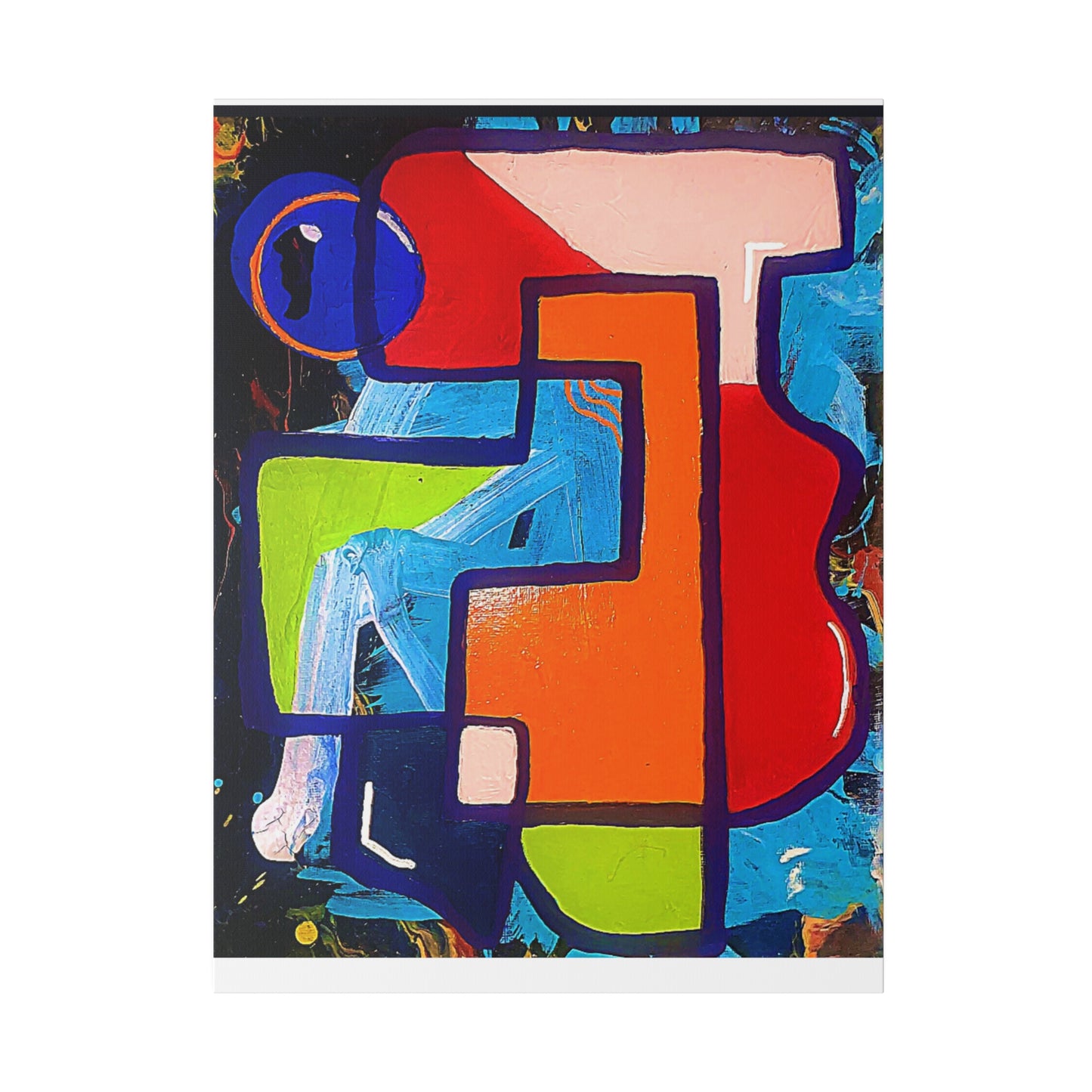 "Madd Hatter" Matte Canvas, Stretched, 0.75"