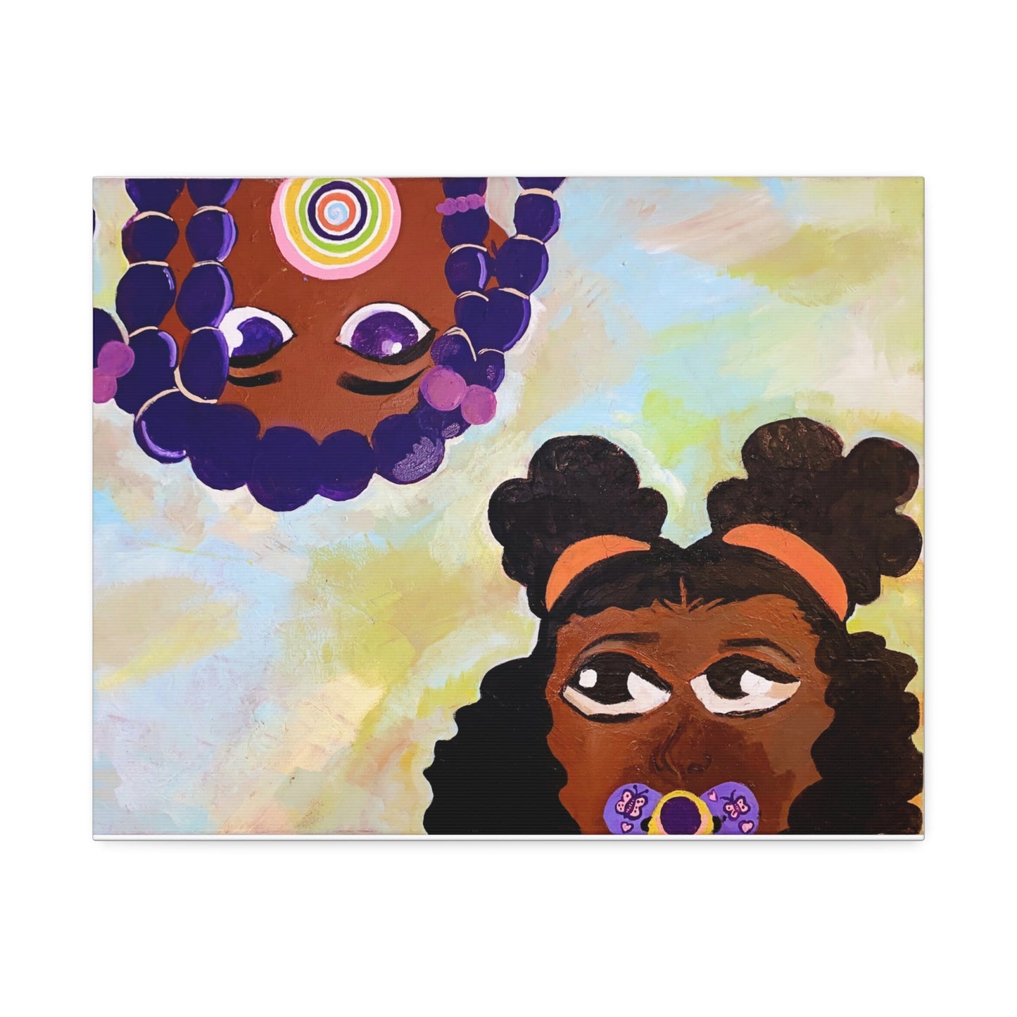 "My sister's keeper" Canvas Stretched, 1.5''