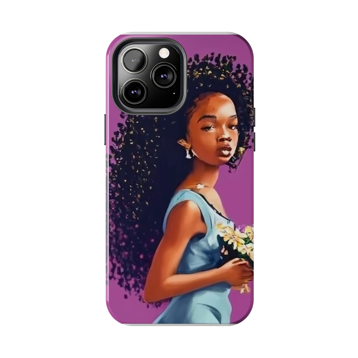 "My hair, My crown" Tough Phone Cases