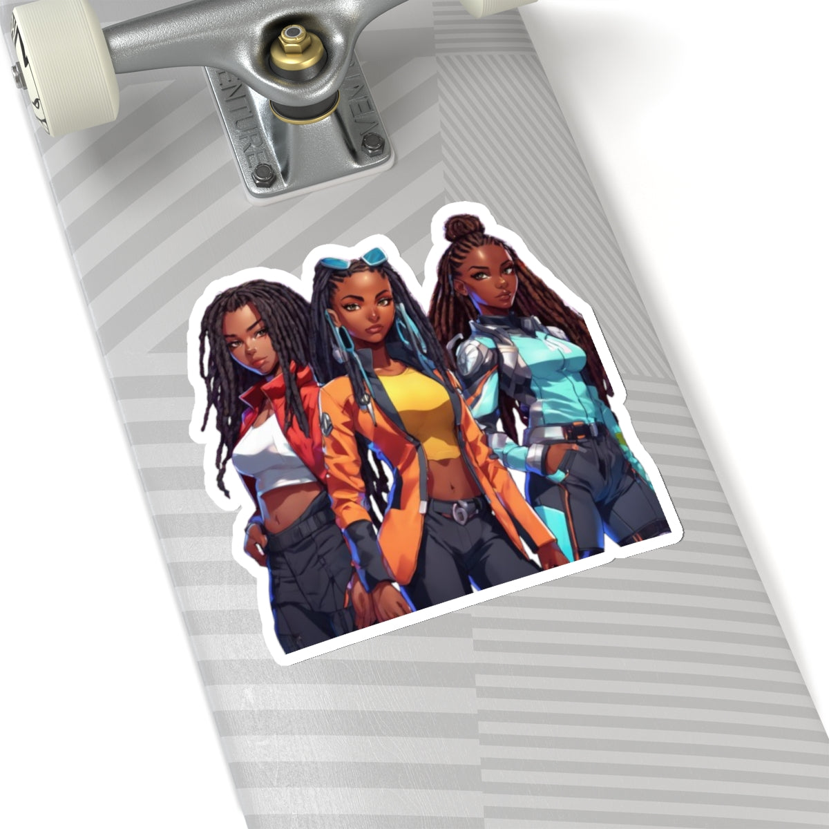 "The Melanin Dream Team" Kiss-Cut Sticker