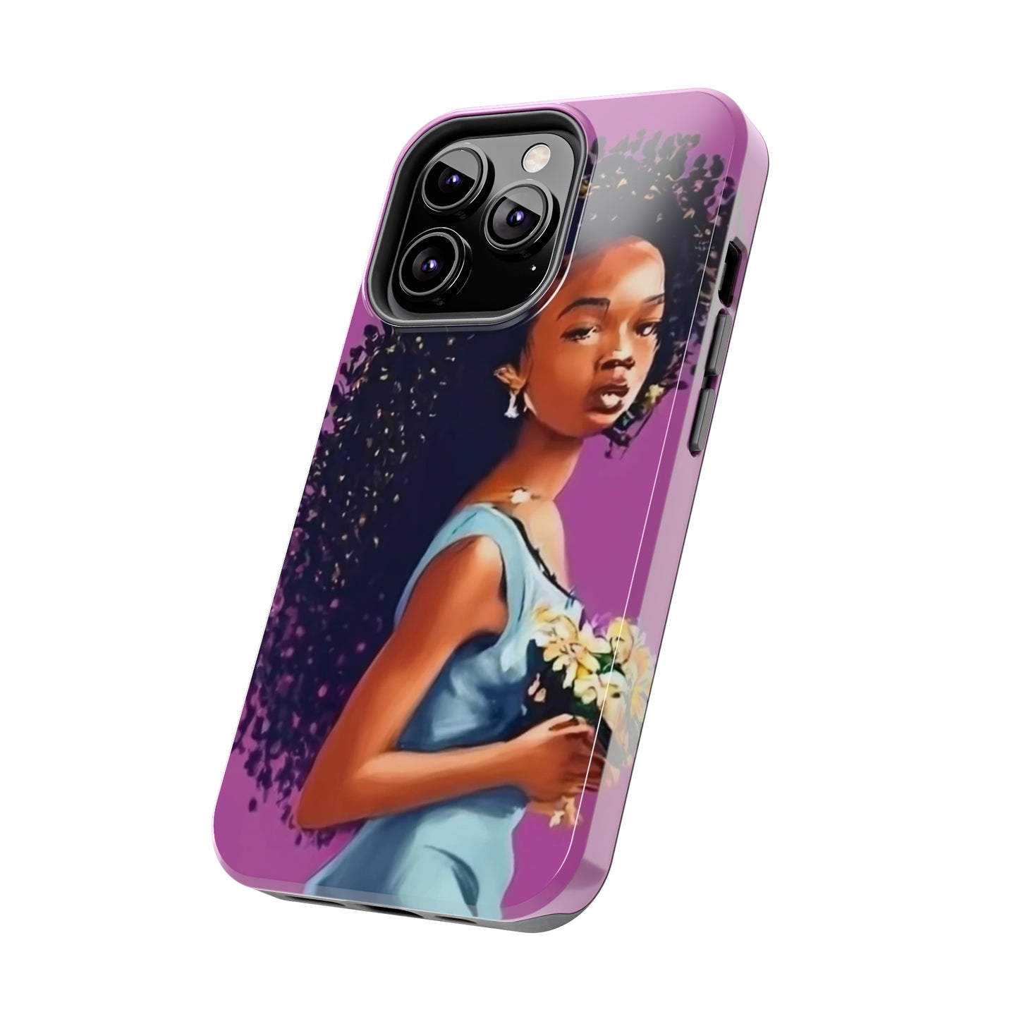 "My hair, My crown" Tough Phone Cases