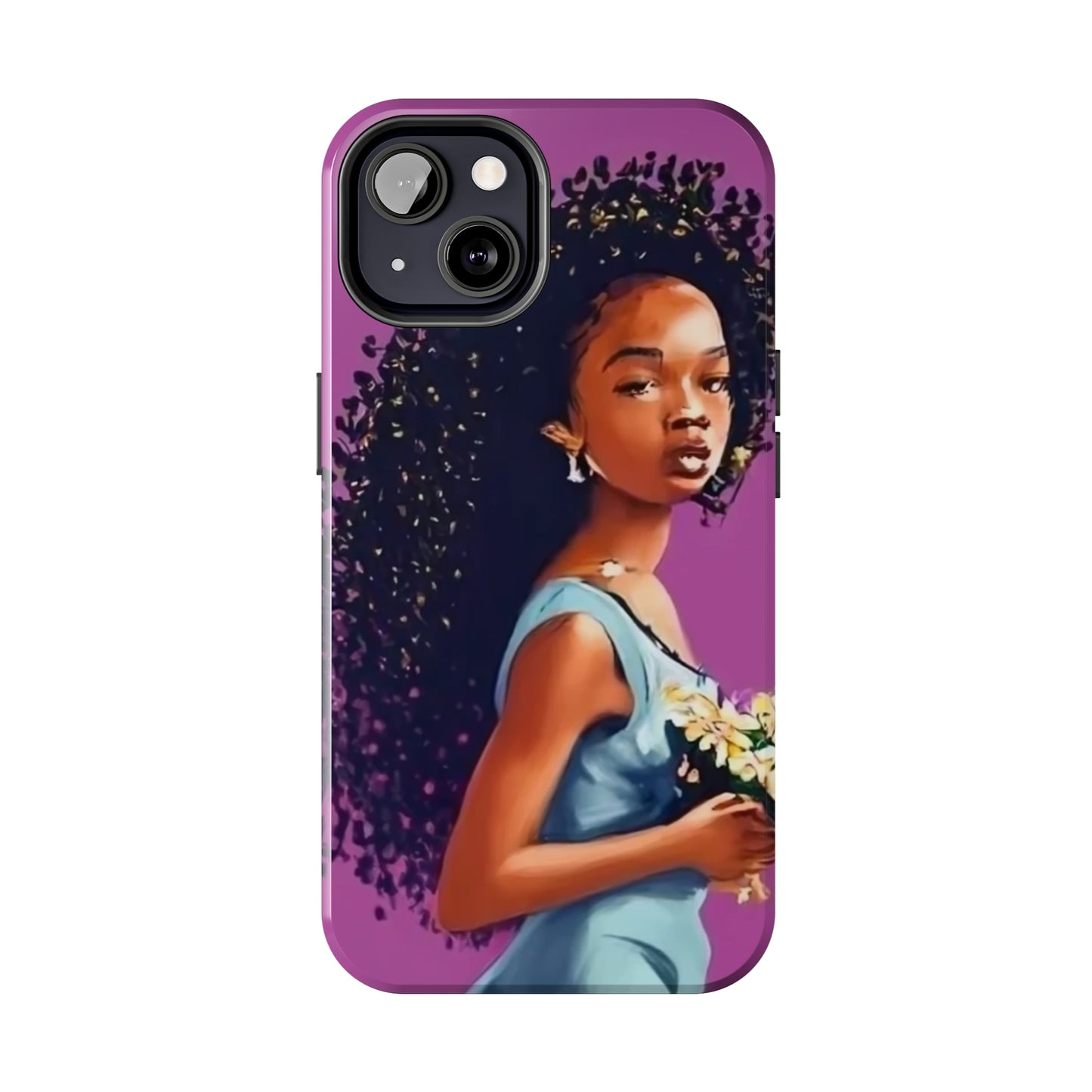 "My hair, My crown" Tough Phone Cases