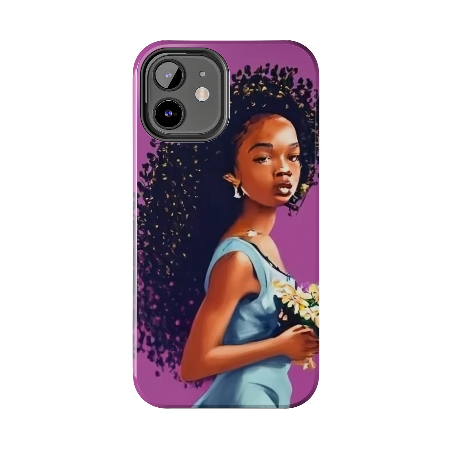 "My hair, My crown" Tough Phone Cases