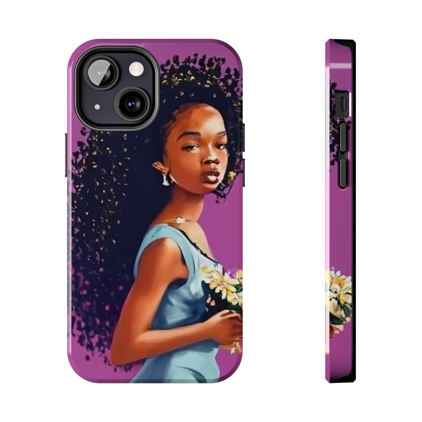 "My hair, My crown" Tough Phone Cases