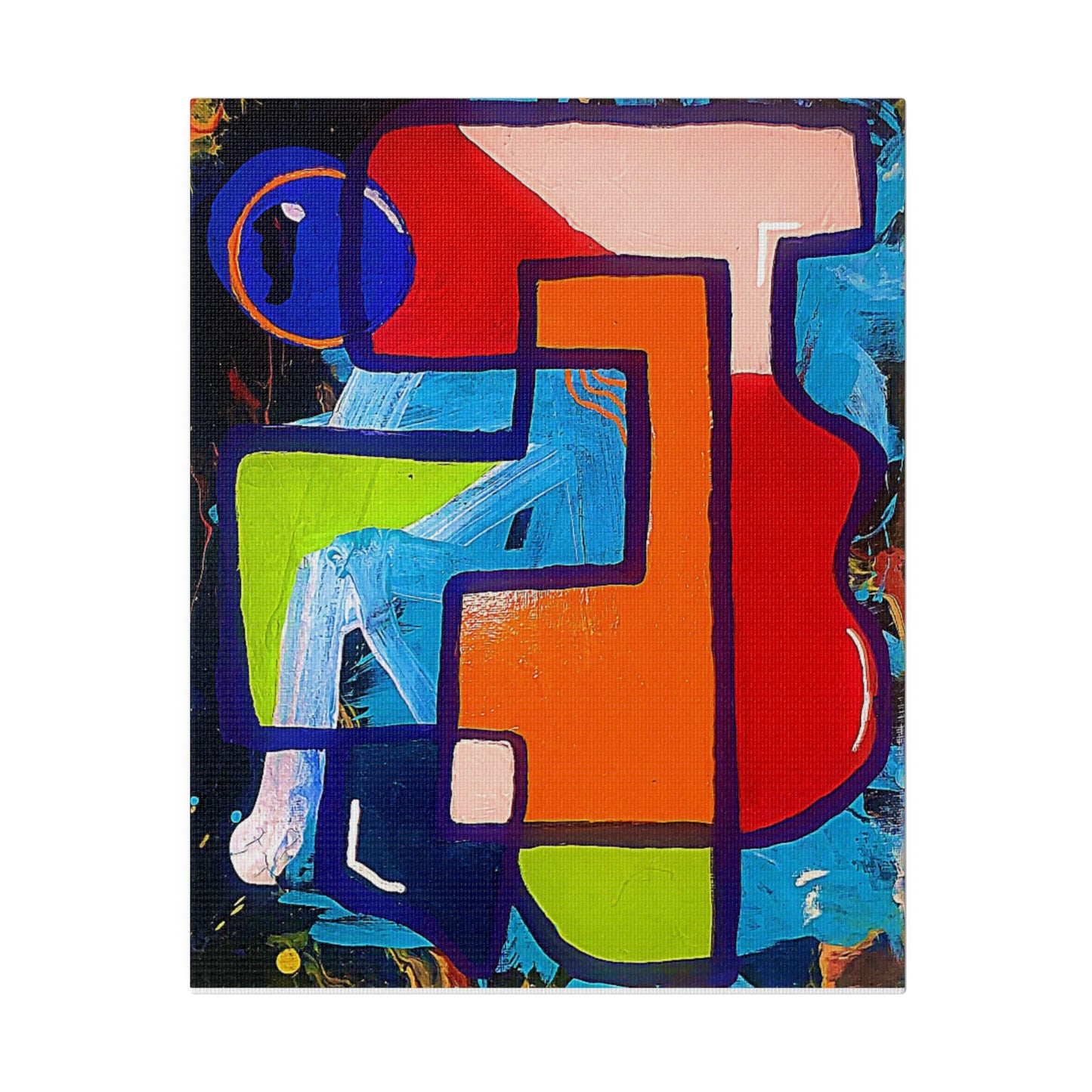 "Madd Hatter" Matte Canvas, Stretched, 0.75"