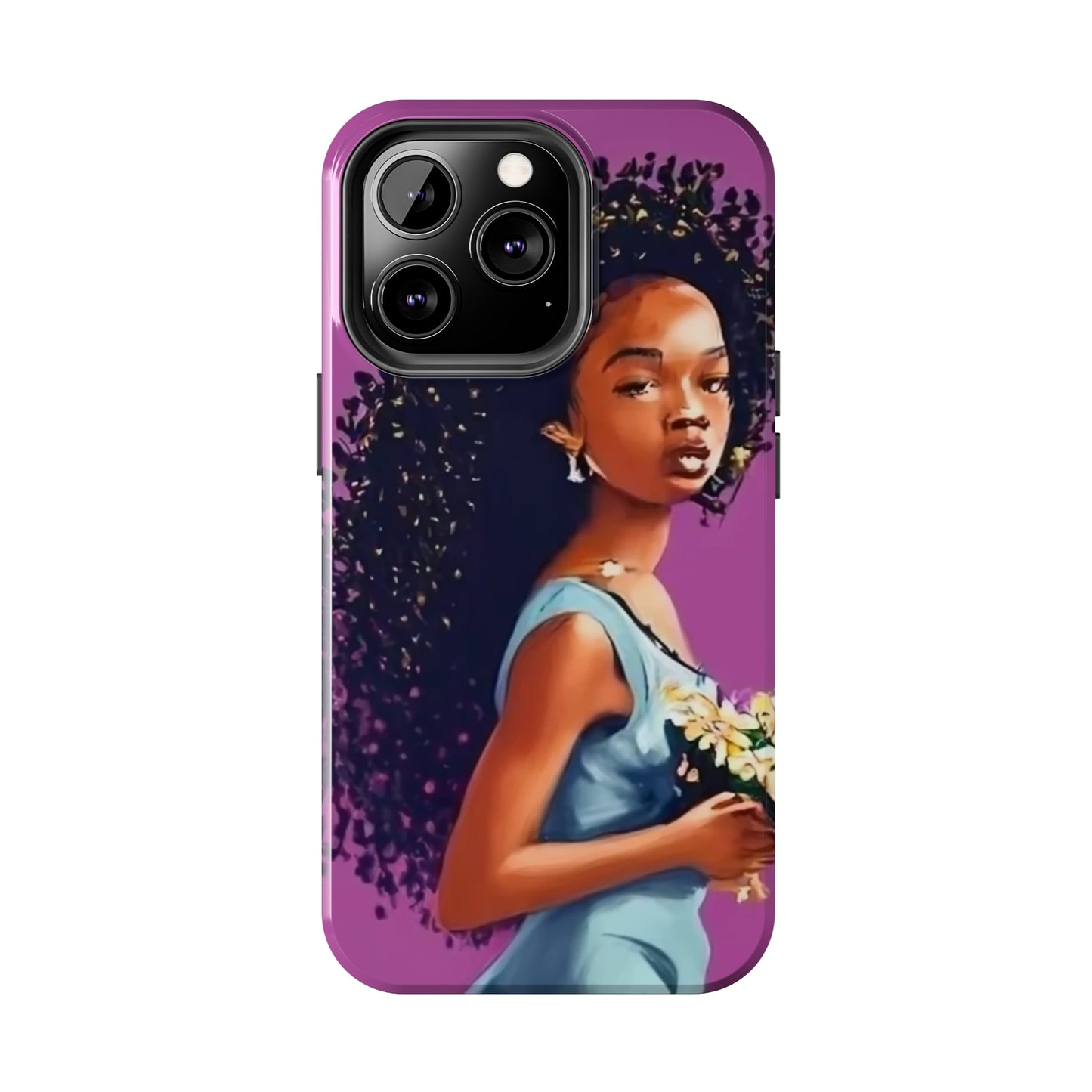 "My hair, My crown" Tough Phone Cases