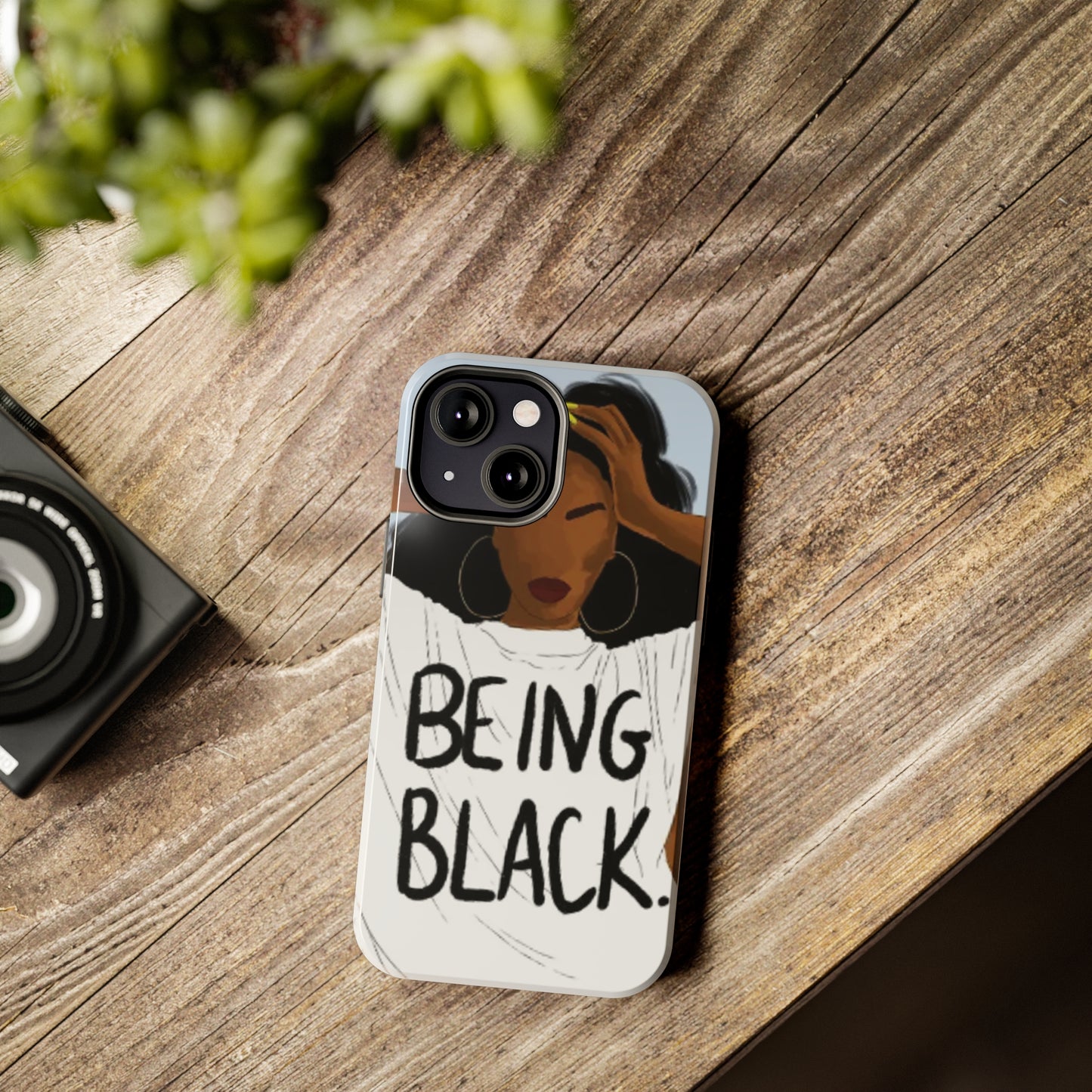 "Being Black" Tough Phone Cases