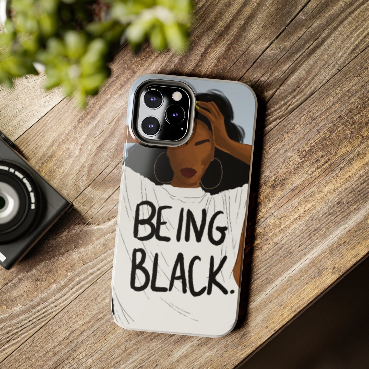 "Being Black" Tough Phone Cases
