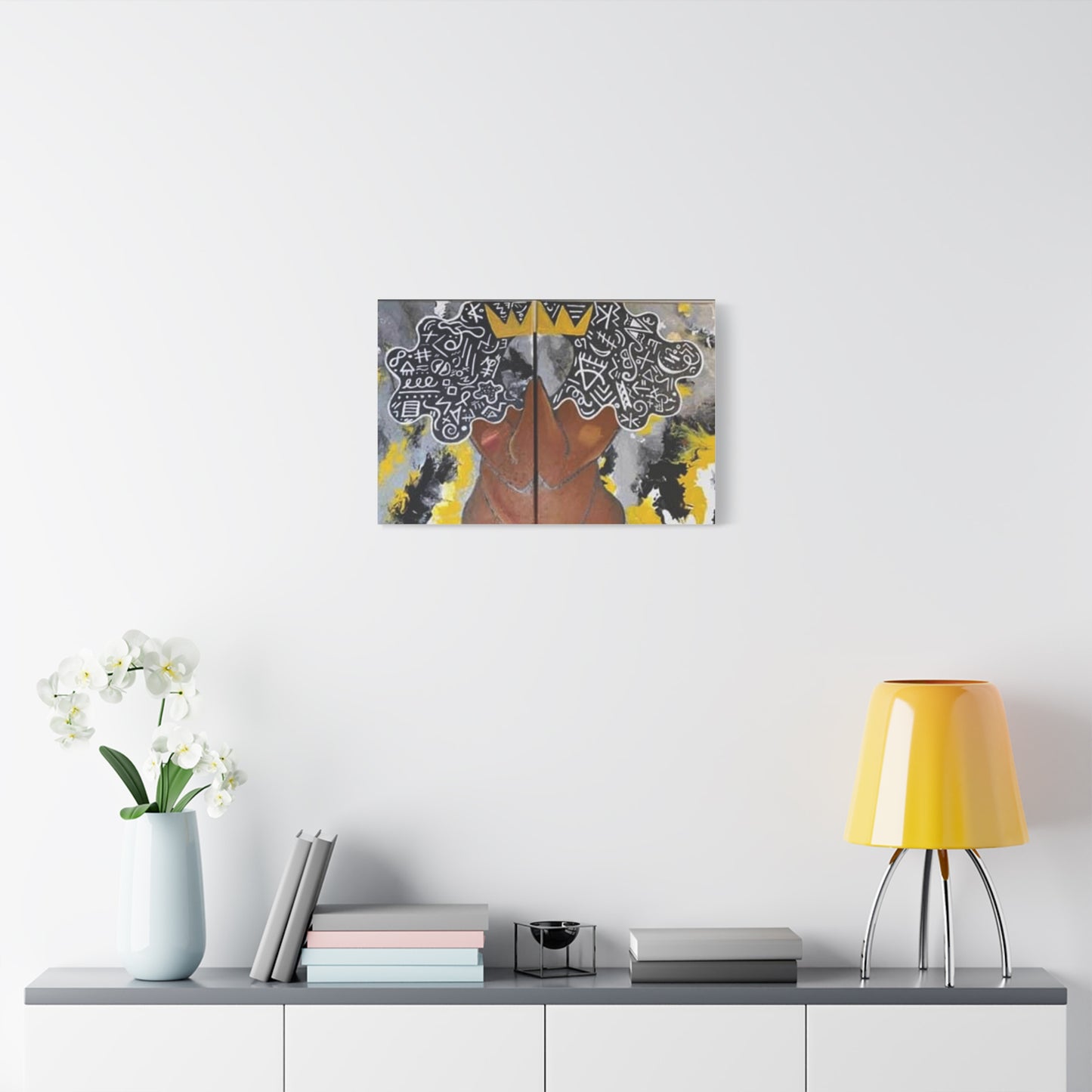 "Queen" Matte Canvas, Stretched, 1.25"