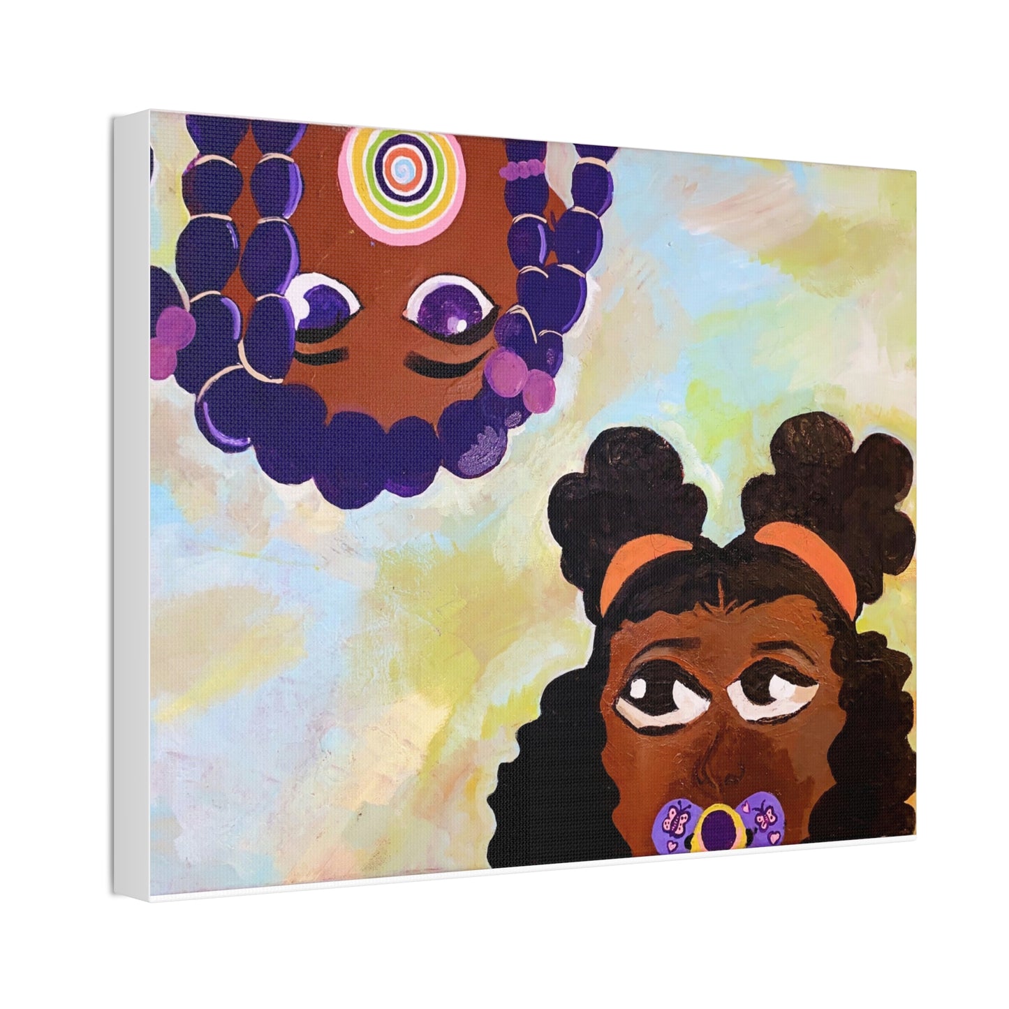 "My sister's keeper" Canvas Stretched, 1.5''