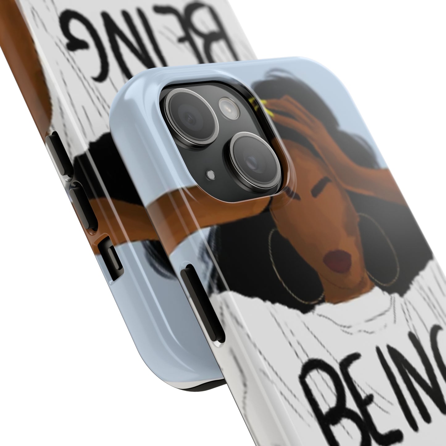 "Being Black" Tough Phone Cases